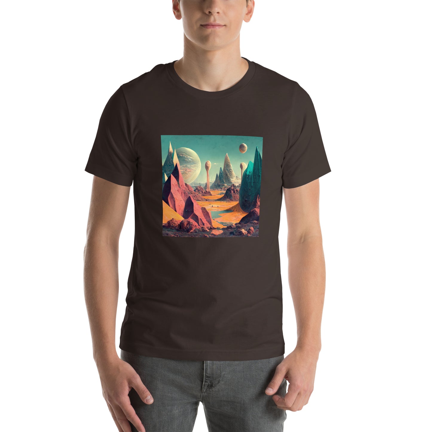 T-Shirt Unisex / Airlume Cotton / Exoplanet #3