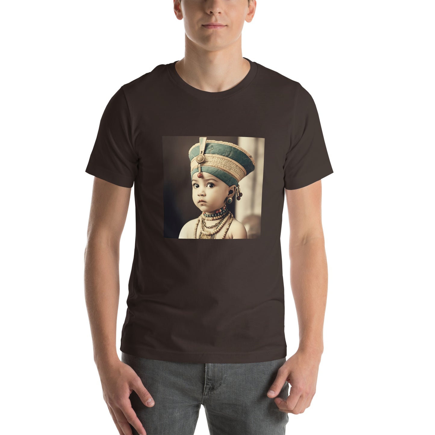 T-Shirt Unisex / Airlume Cotton / Portrait Nefertiti Neferneferuaten I