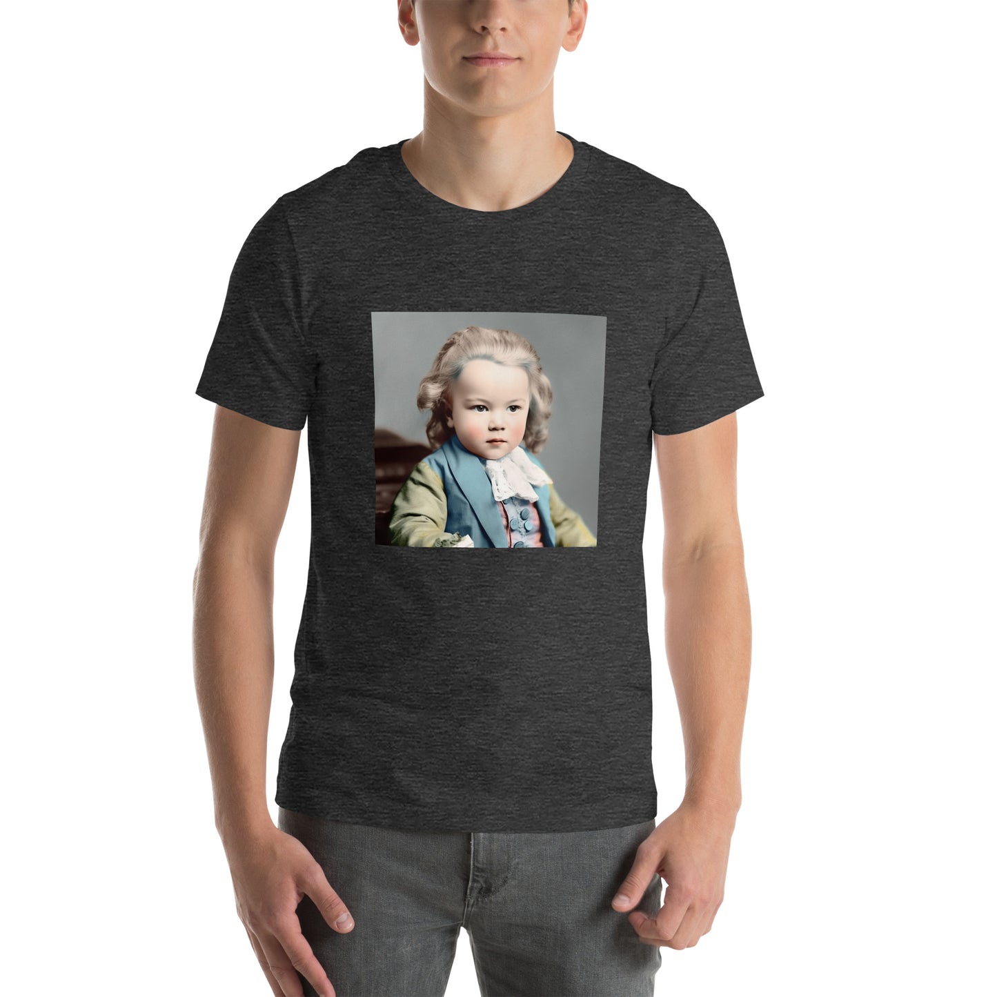 T-Shirt Unisex / Airlume Cotton / Portrait Johann Sebastian V