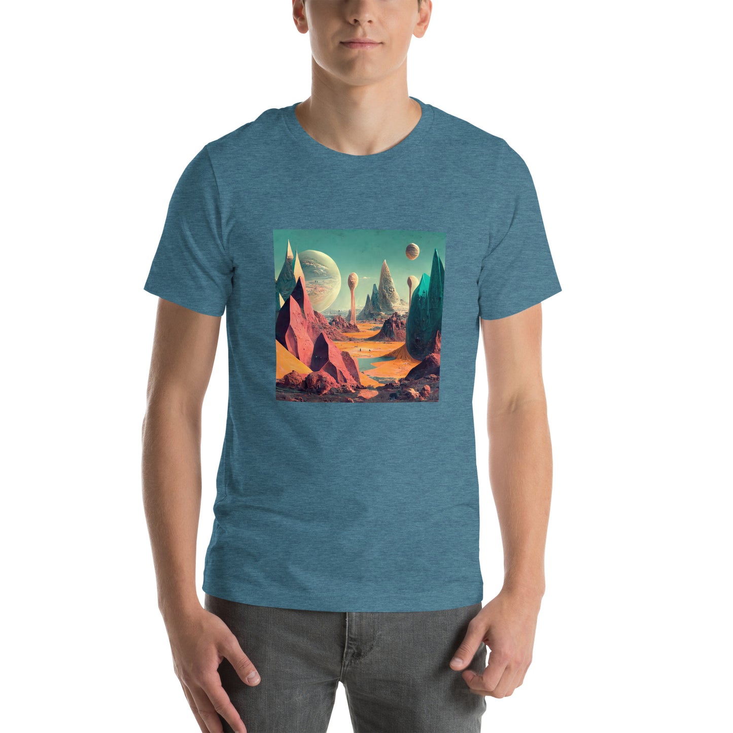 T-Shirt Unisex / Airlume Cotton / Exoplanet #3