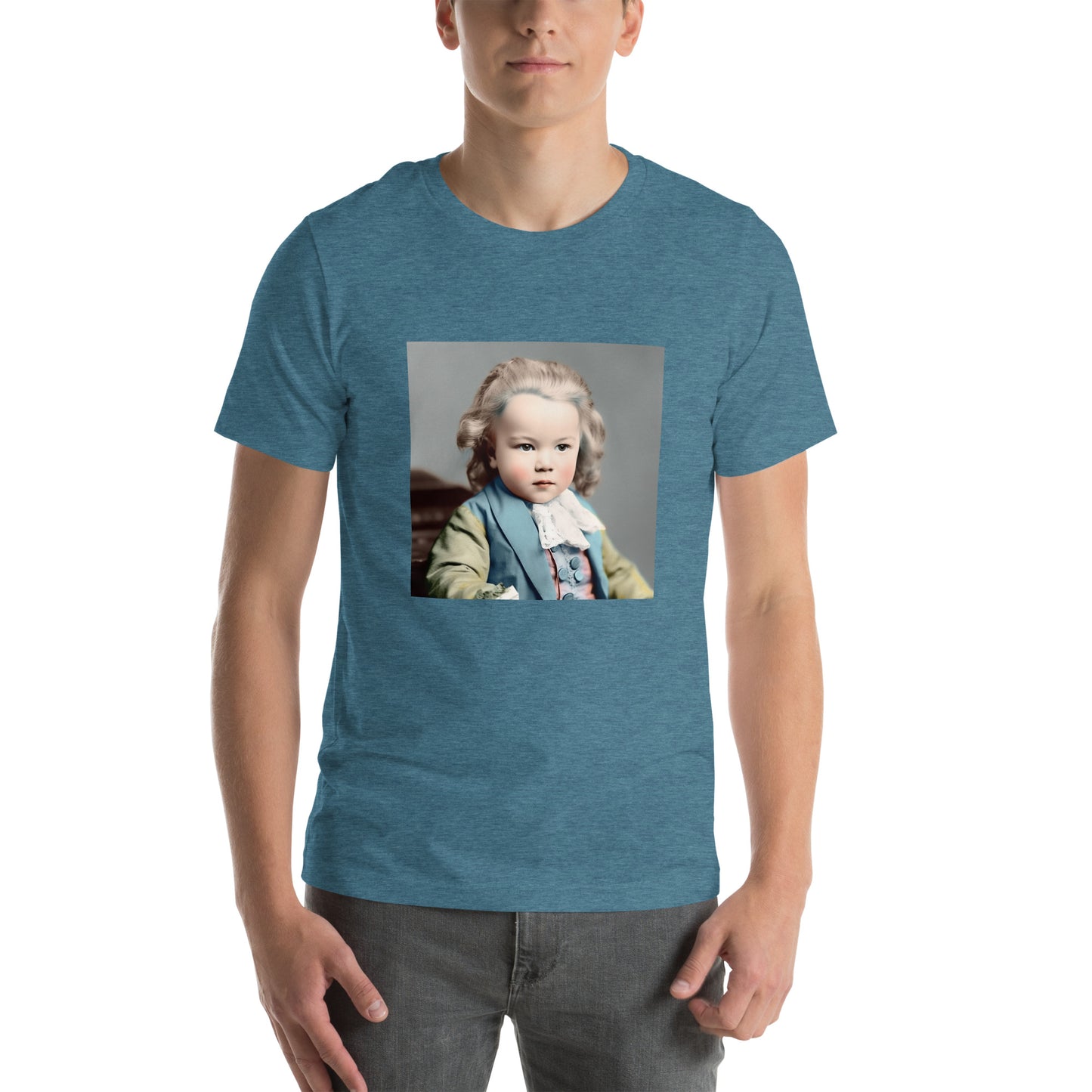 T-Shirt Unisex / Airlume Cotton / Portrait Johann Sebastian V