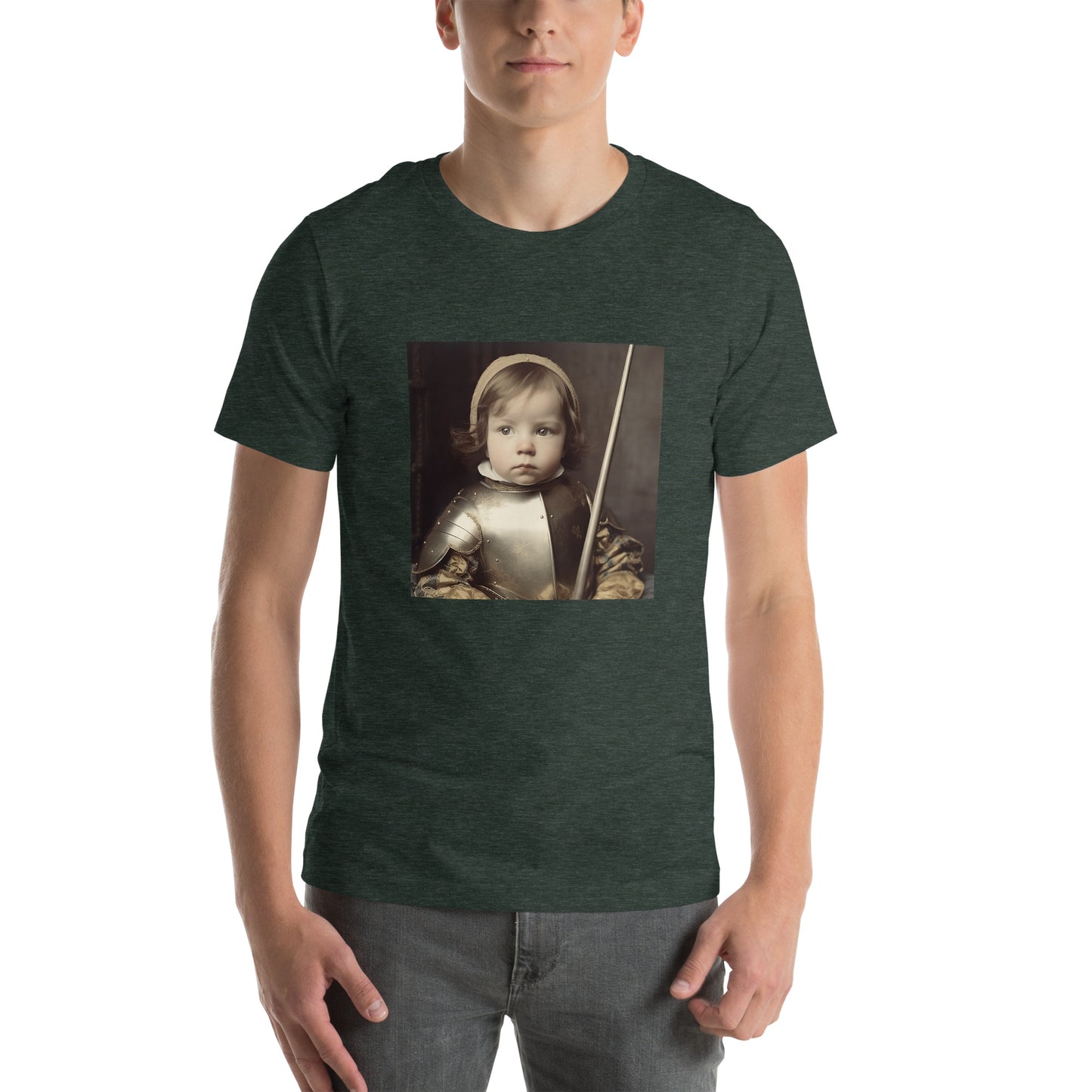 T-Shirt Unisex / Airlume Cotton / Portrait Jeanne 'Joan' Arc II