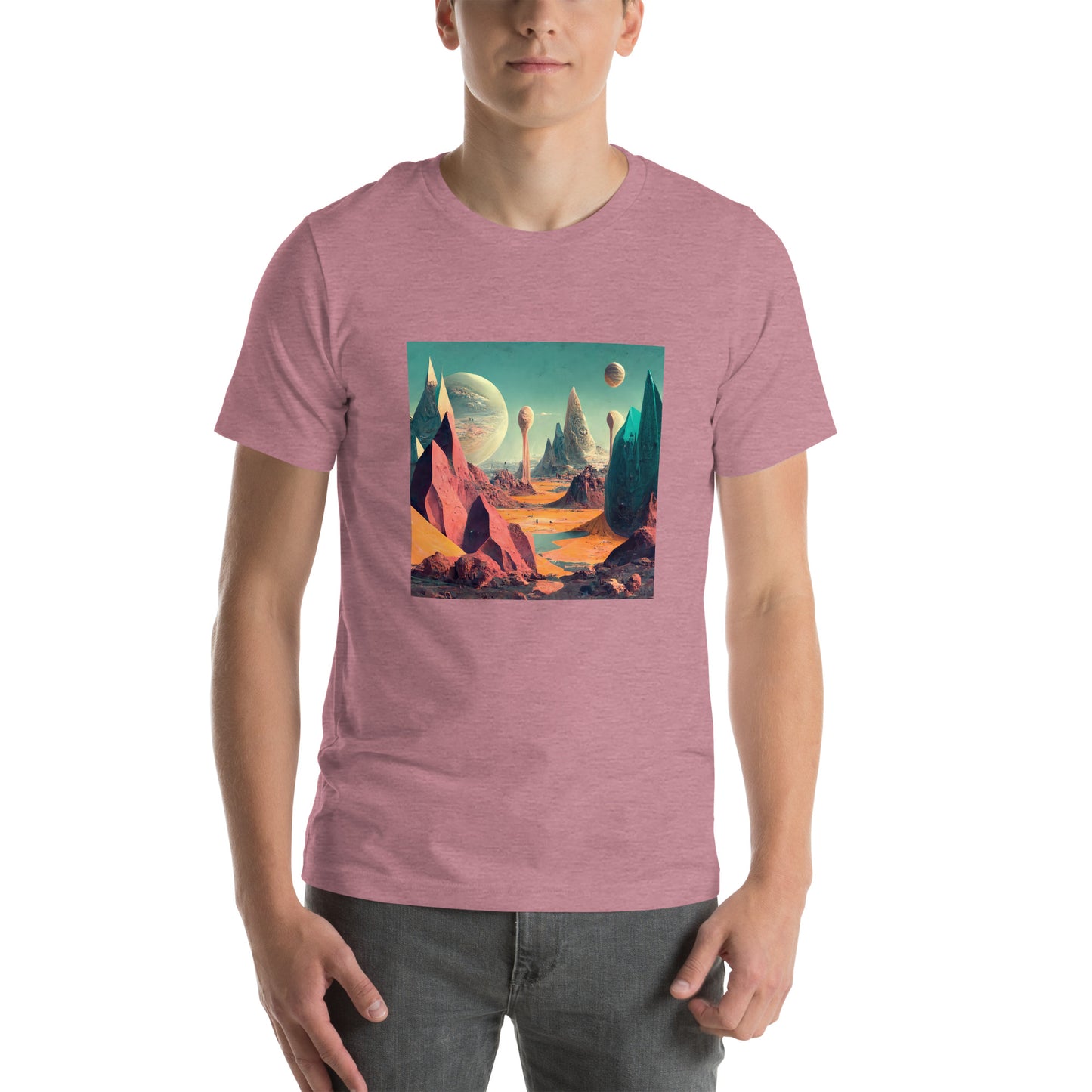 T-Shirt Unisex / Airlume Cotton / Exoplanet #3