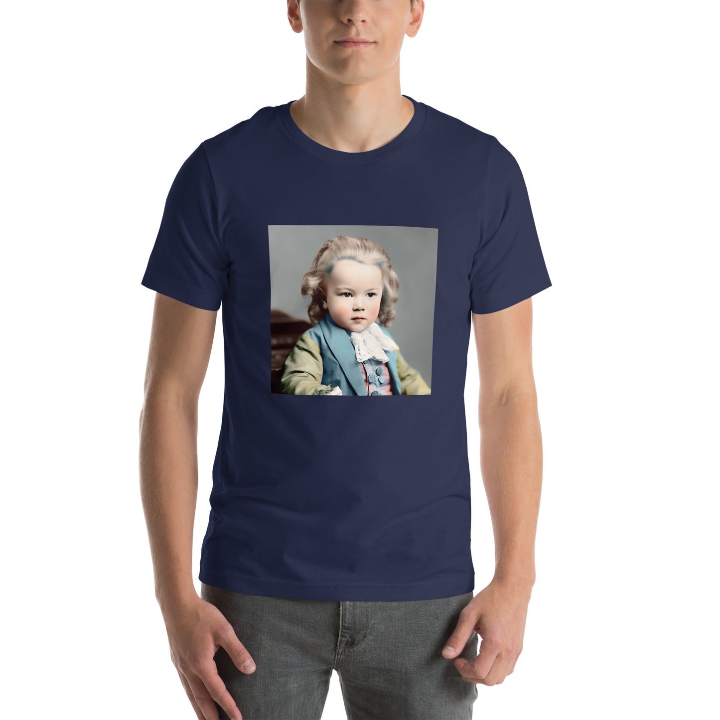 T-Shirt Unisex / Airlume Cotton / Portrait Johann Sebastian V