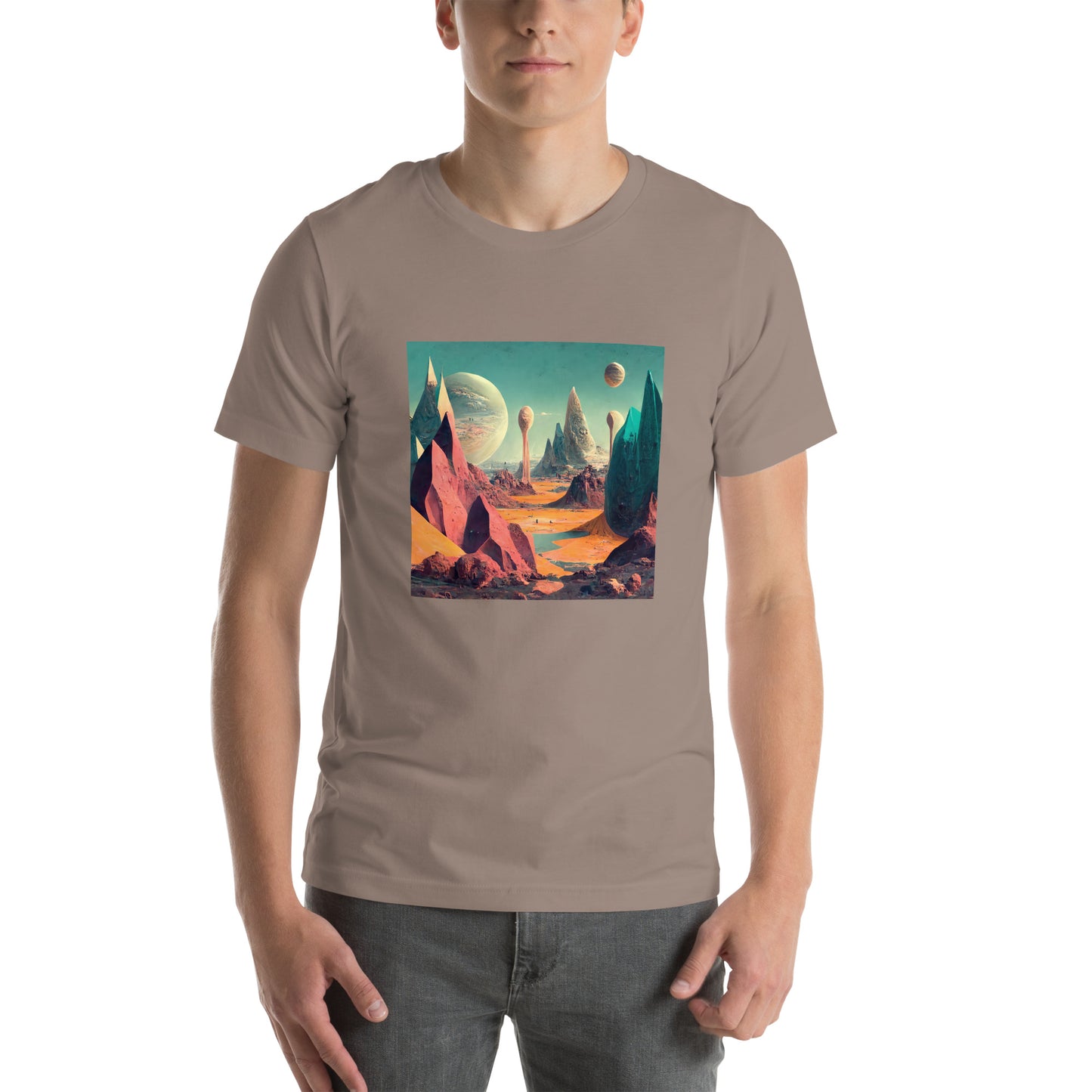 T-Shirt Unisex / Airlume Cotton / Exoplanet #3