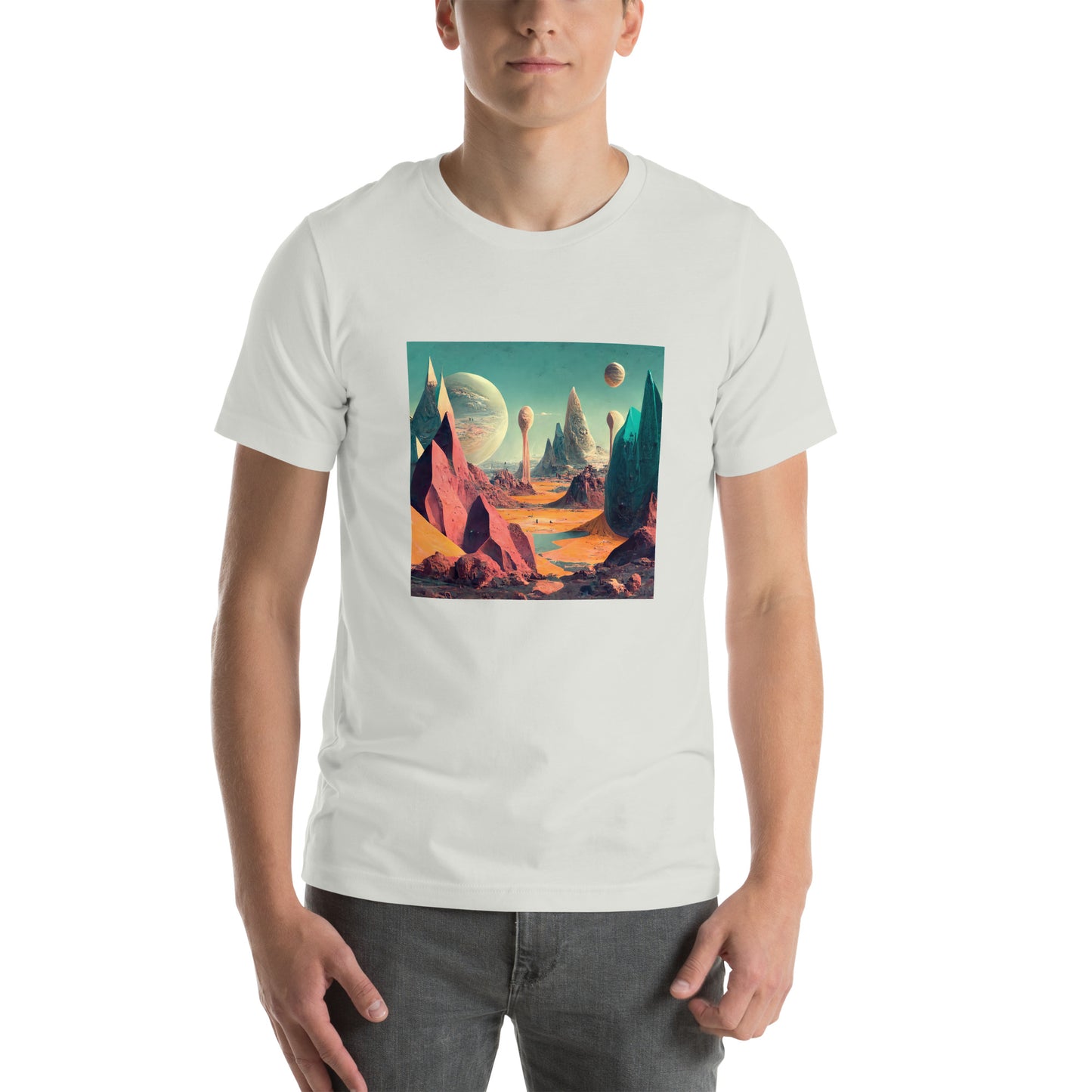 T-Shirt Unisex / Airlume Cotton / Exoplanet #3