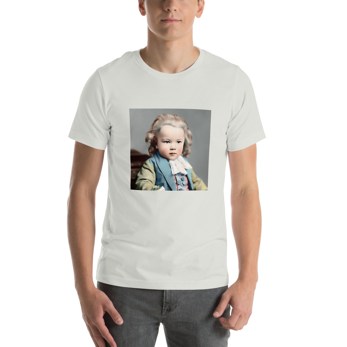 T-Shirt Unisex / Airlume Cotton / Portrait Johann Sebastian V