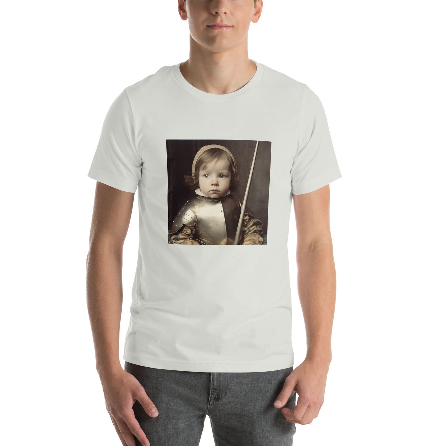 T-Shirt Unisex / Airlume Cotton / Portrait Jeanne 'Joan' Arc II