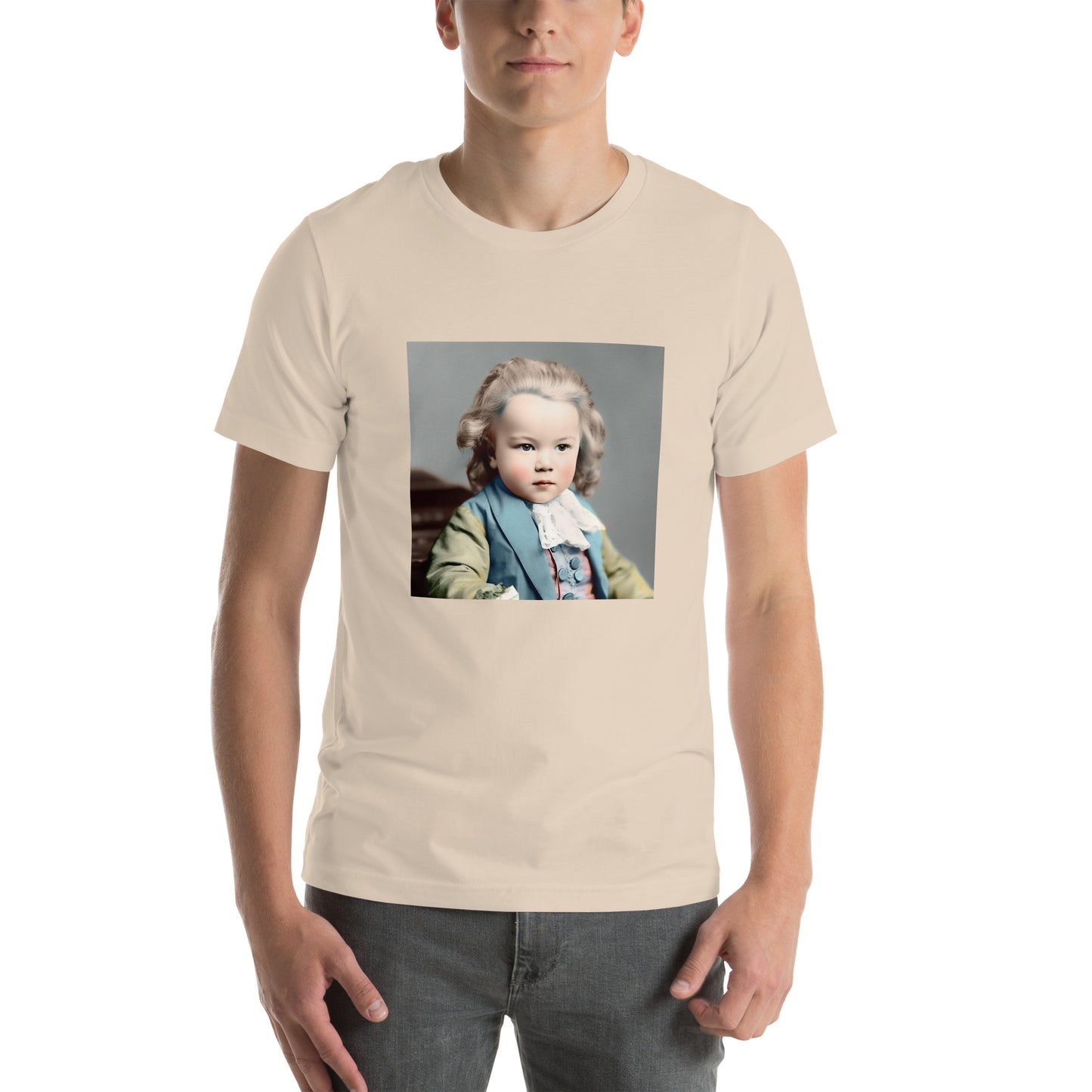 T-Shirt Unisex / Airlume Cotton / Portrait Johann Sebastian V