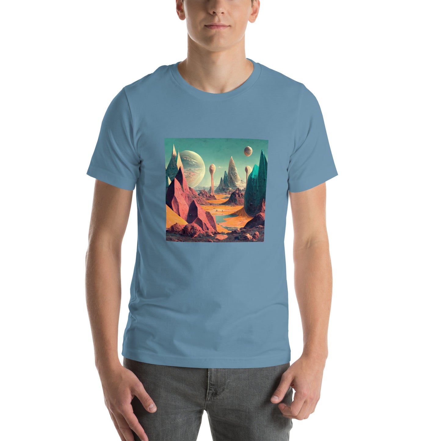 T-Shirt Unisex / Airlume Cotton / Exoplanet #3