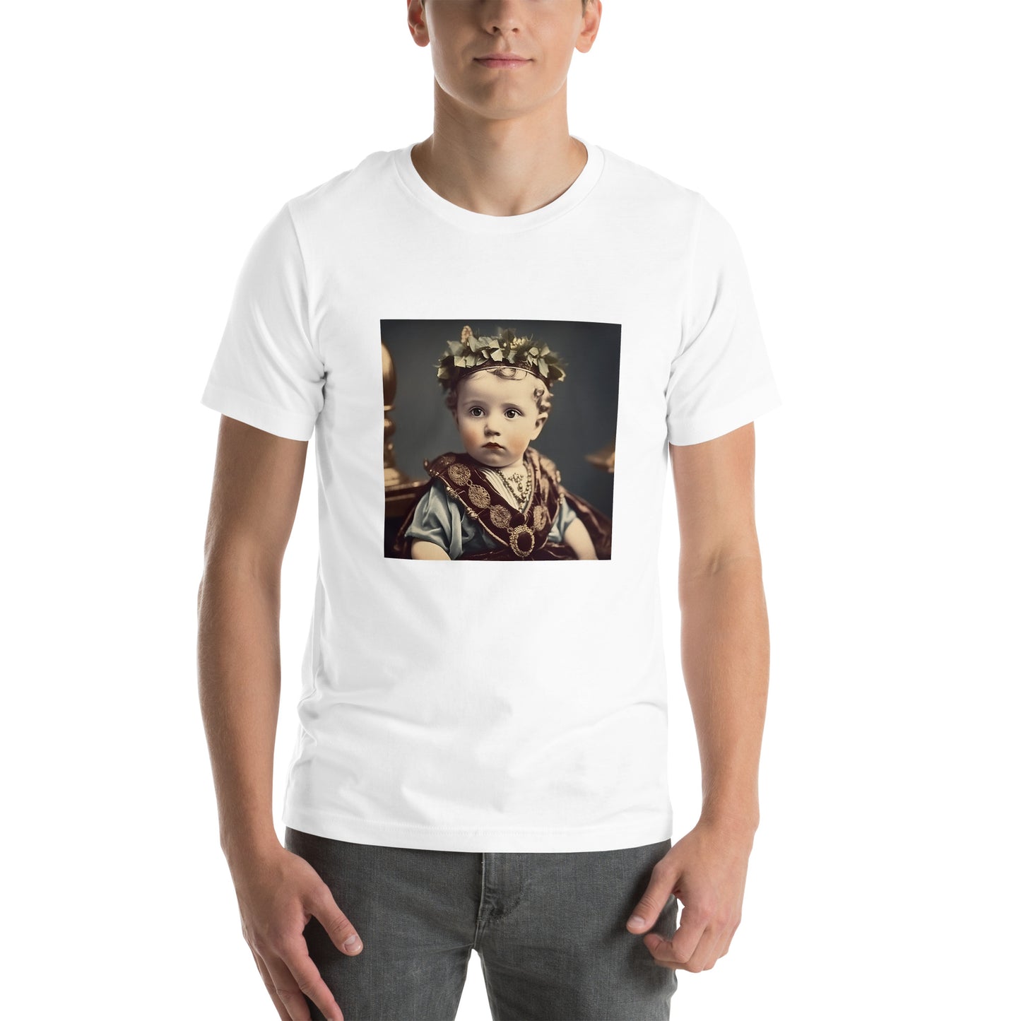 T-Shirt Unisex / Airlume Cotton / Portrait Gaius Julius I