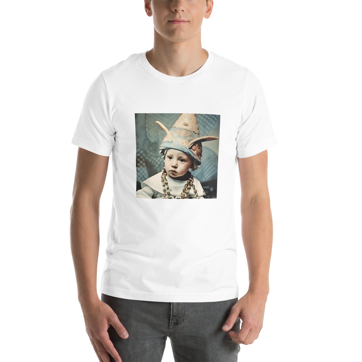 T-Shirt Unisex / Airlume Cotton / Portrait Akhenaten Amenhotep II