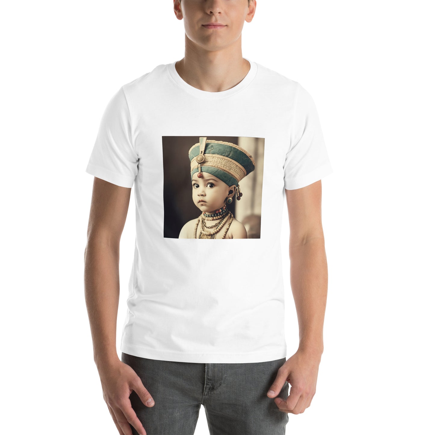 T-Shirt Unisex / Airlume Cotton / Portrait Nefertiti Neferneferuaten I