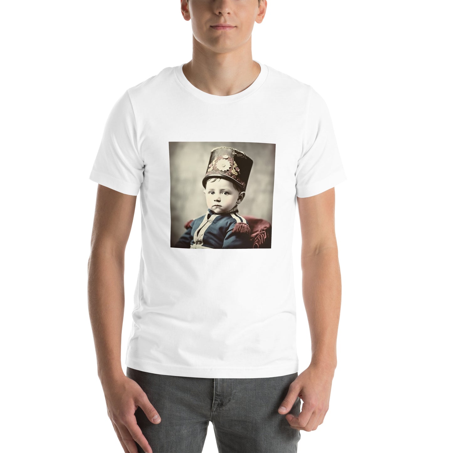 T-Shirt Unisex / Airlume Cotton / Portrait Napoleon Carlo III