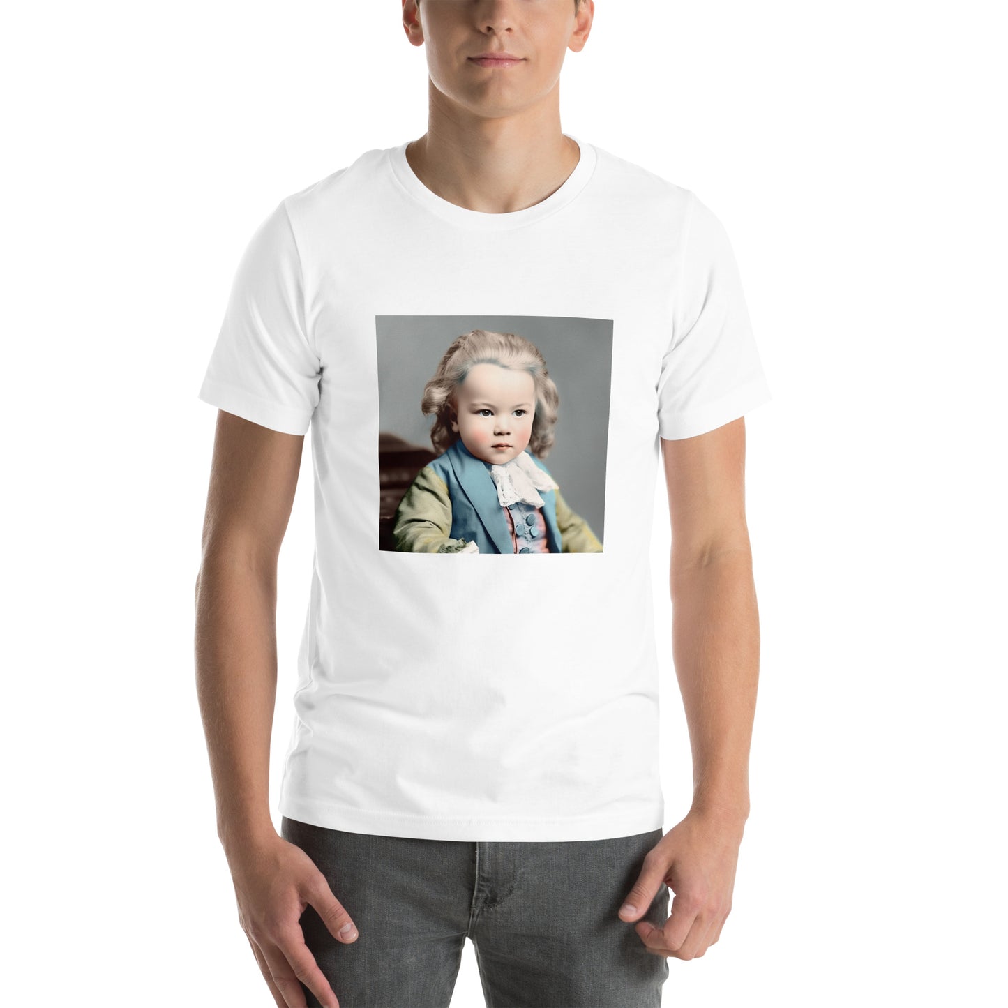 T-Shirt Unisex / Airlume Cotton / Portrait Johann Sebastian V