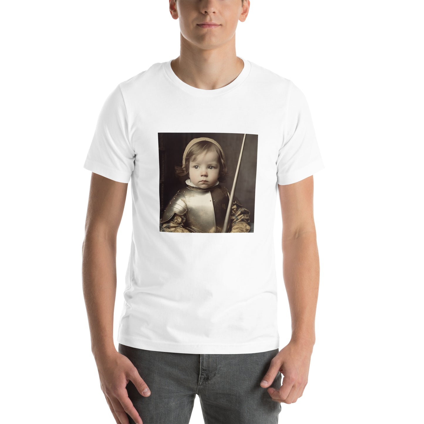 T-Shirt Unisex / Airlume Cotton / Portrait Jeanne 'Joan' Arc II