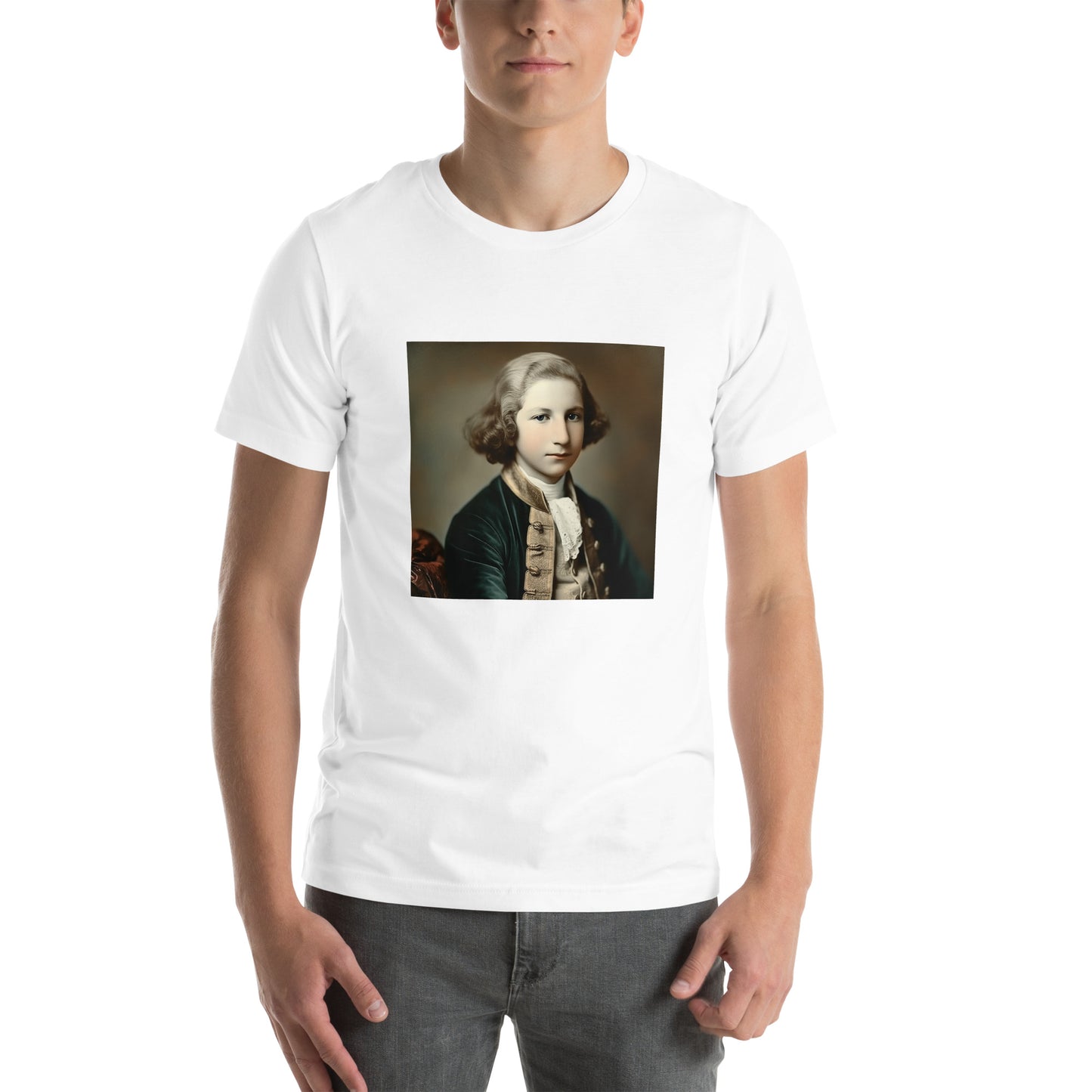 T-Shirt Unisex / Airlume Cotton / Portrait George Augustine I