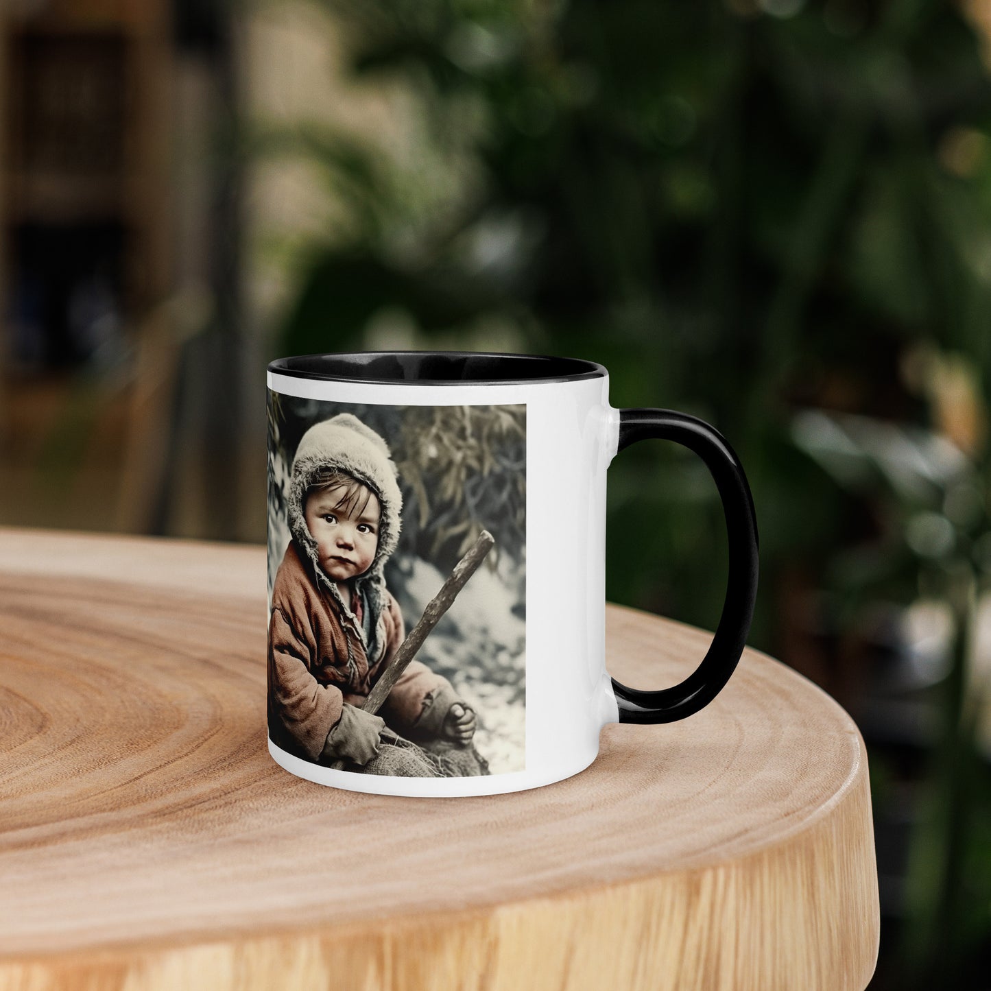 Mug / White Colored / Portrait Ötzi Tisenjoch I