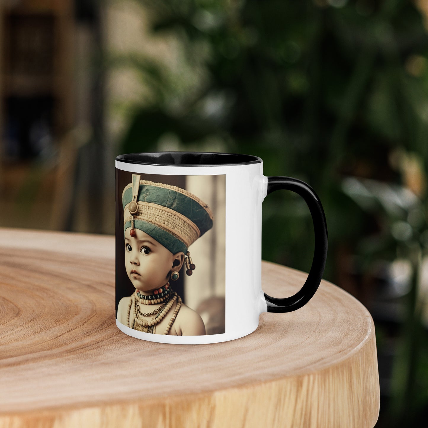 Mug / White Colored / Portrait Nefertiti Neferneferuaten I