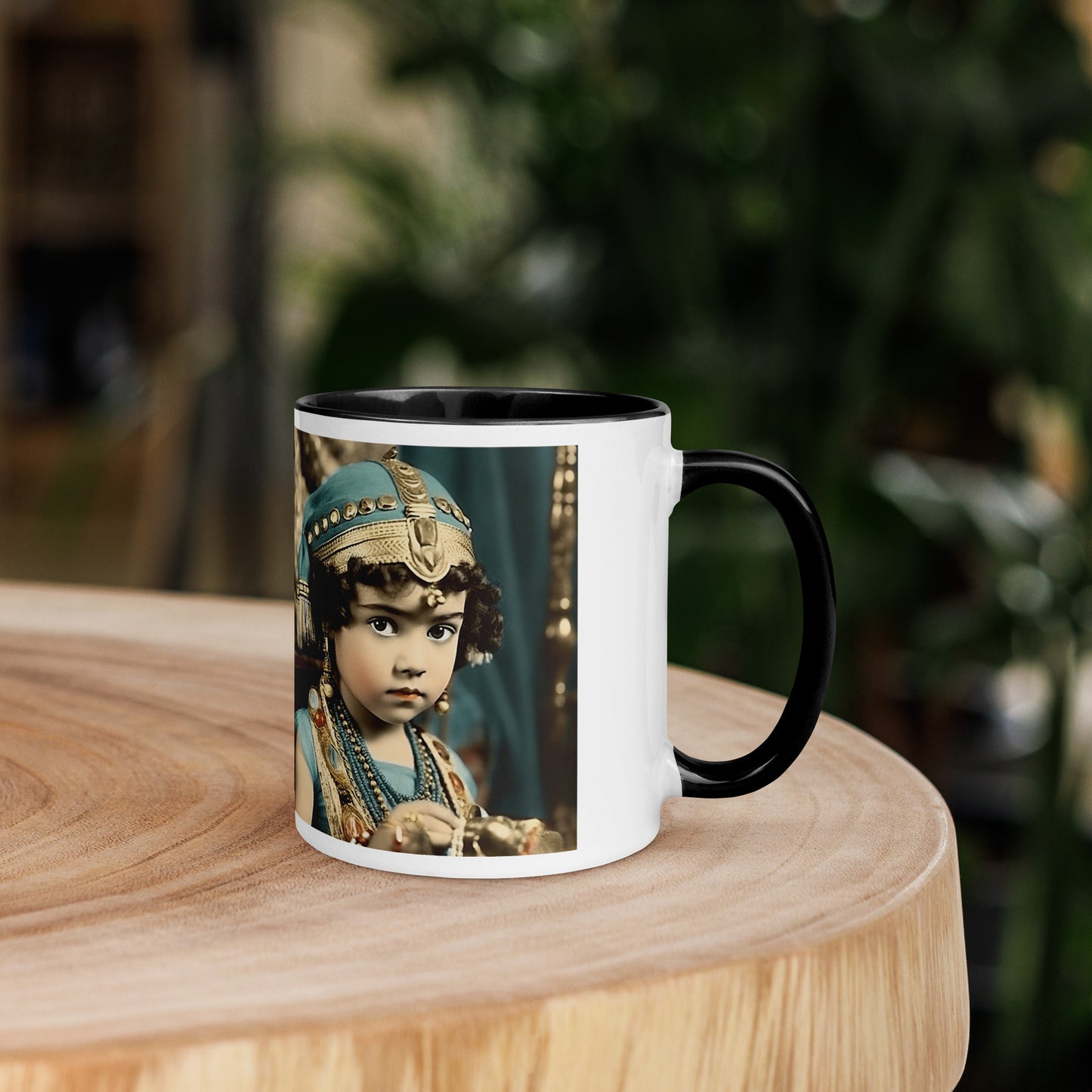 Mug / White Colored / Portrait Cleopatra Philopator II