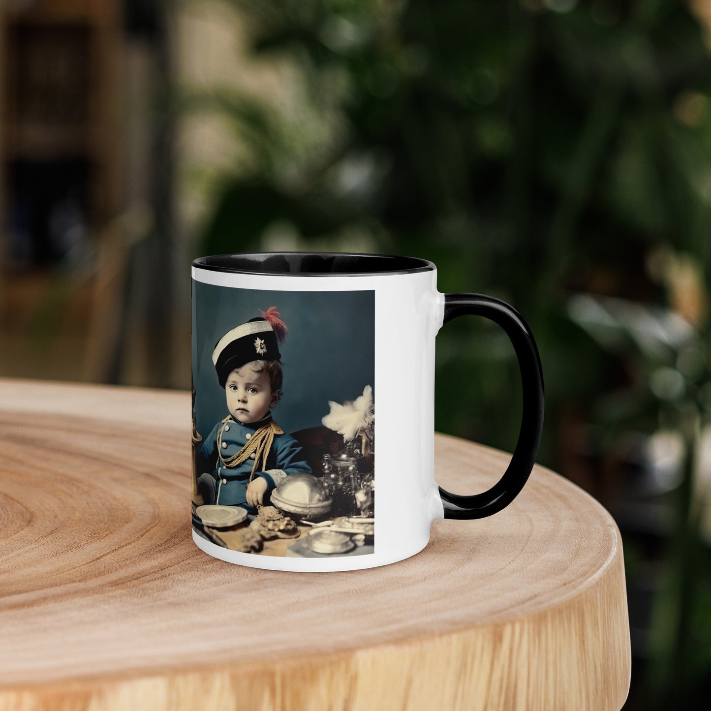 Mug / White Colored / Portrait Napoleon Carlo VIII