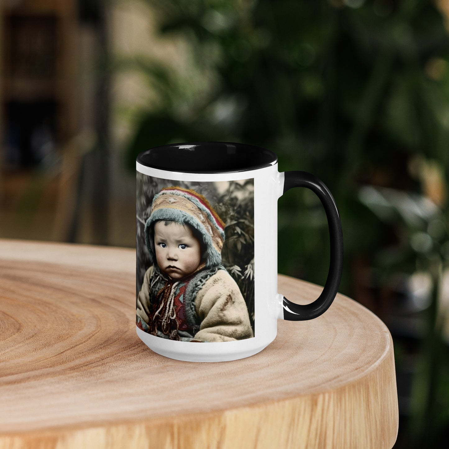 Mug / White Colored / Portrait Koelbjerg Child I