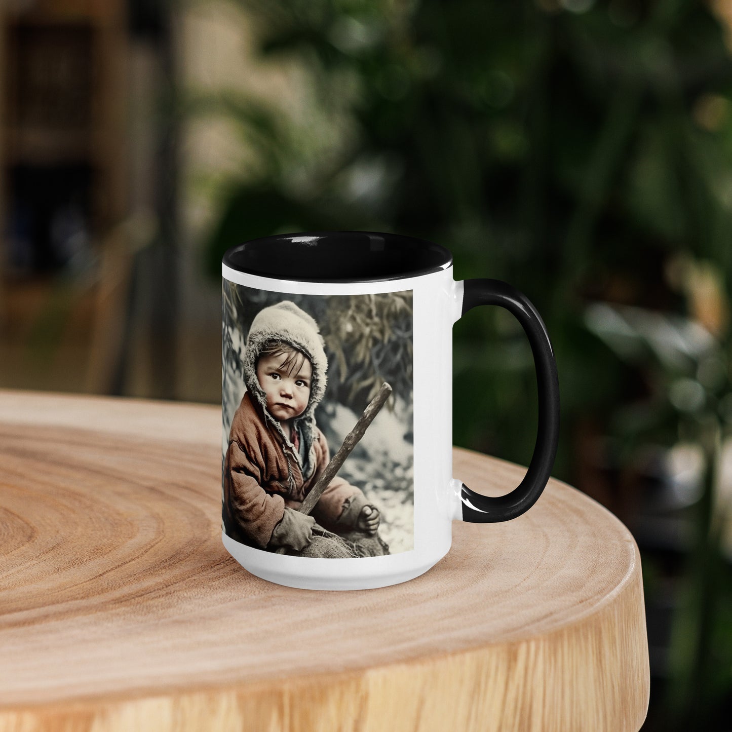 Mug / White Colored / Portrait Ötzi Tisenjoch I