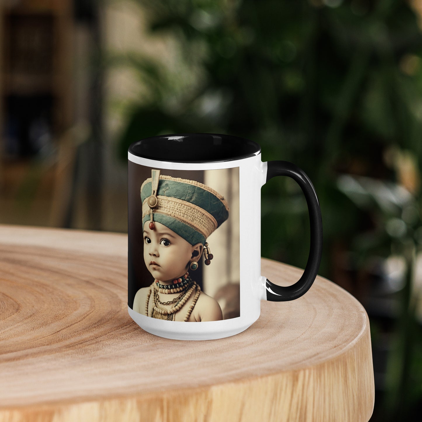 Mug / White Colored / Portrait Nefertiti Neferneferuaten I