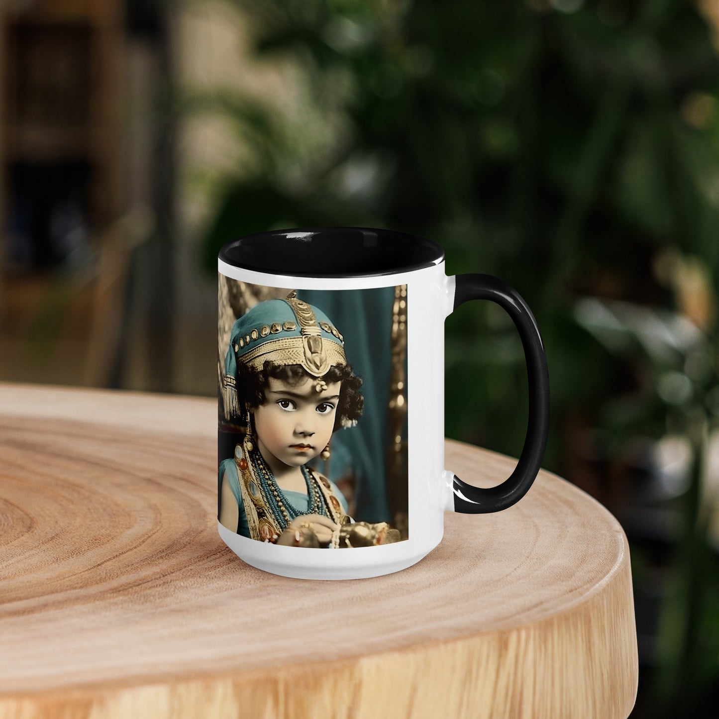 Mug / White Colored / Portrait Cleopatra Philopator II