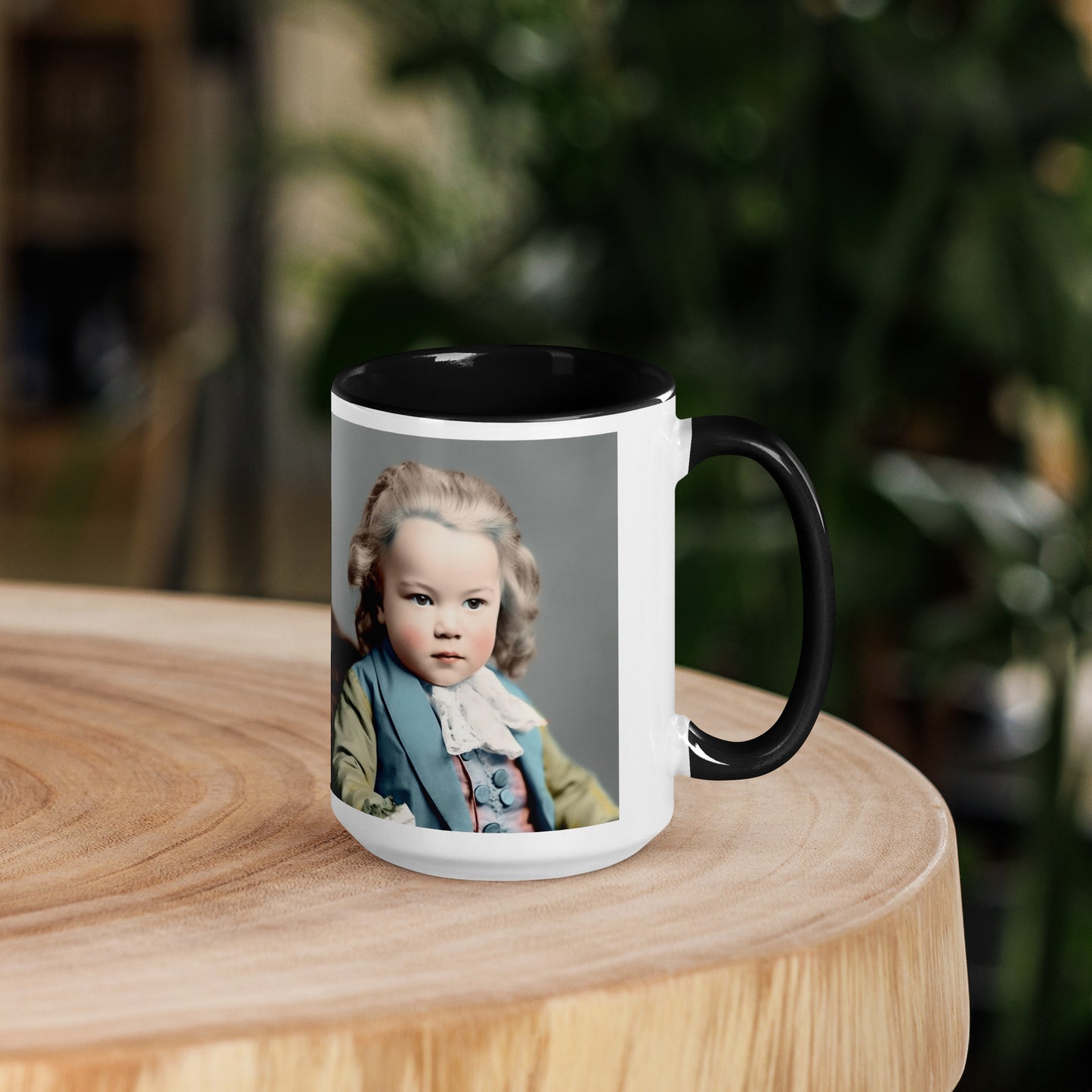 Mug / White Colored / Portrait Johann Sebastian V