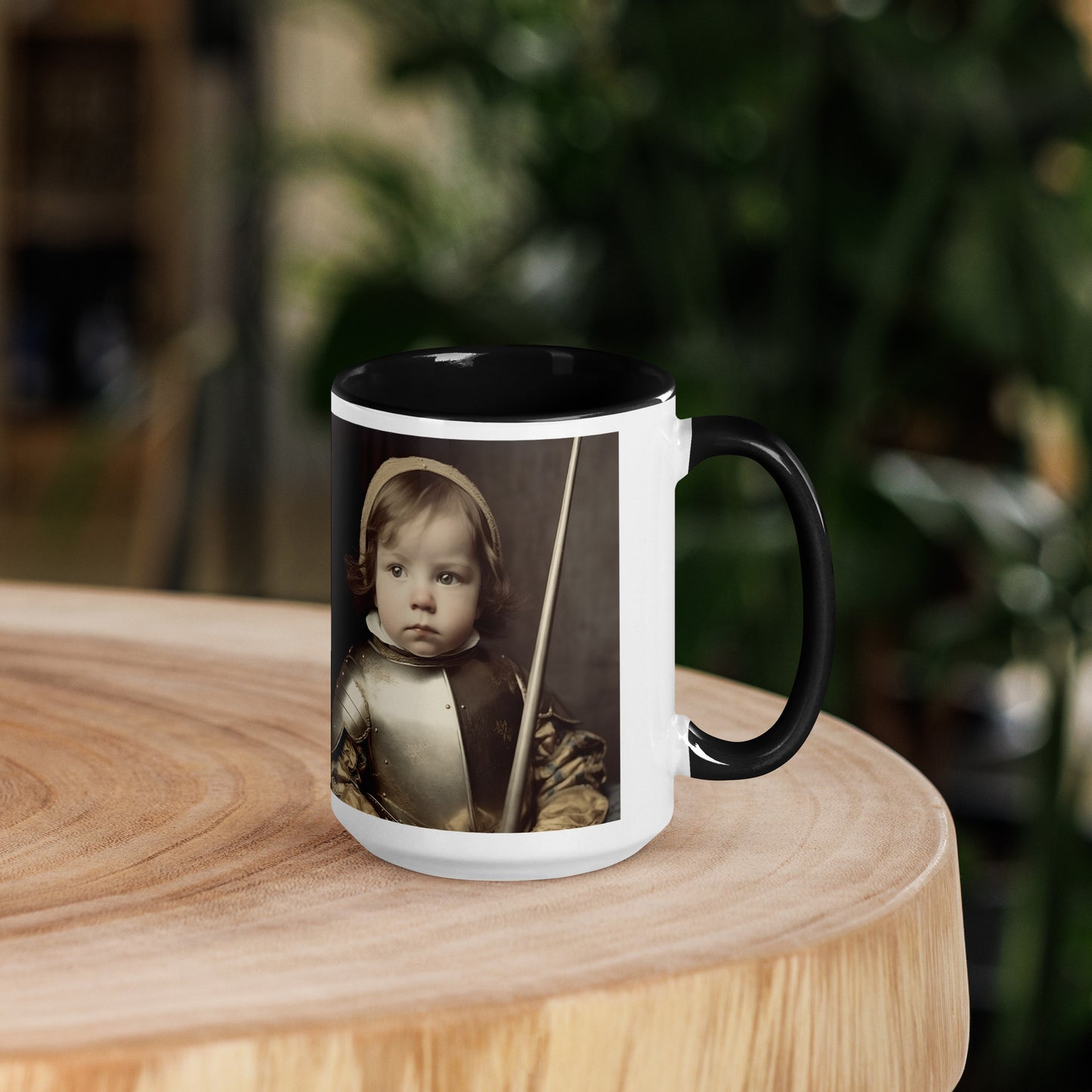 Mug / White Colored / Portrait Jeanne 'Joan' Arc II