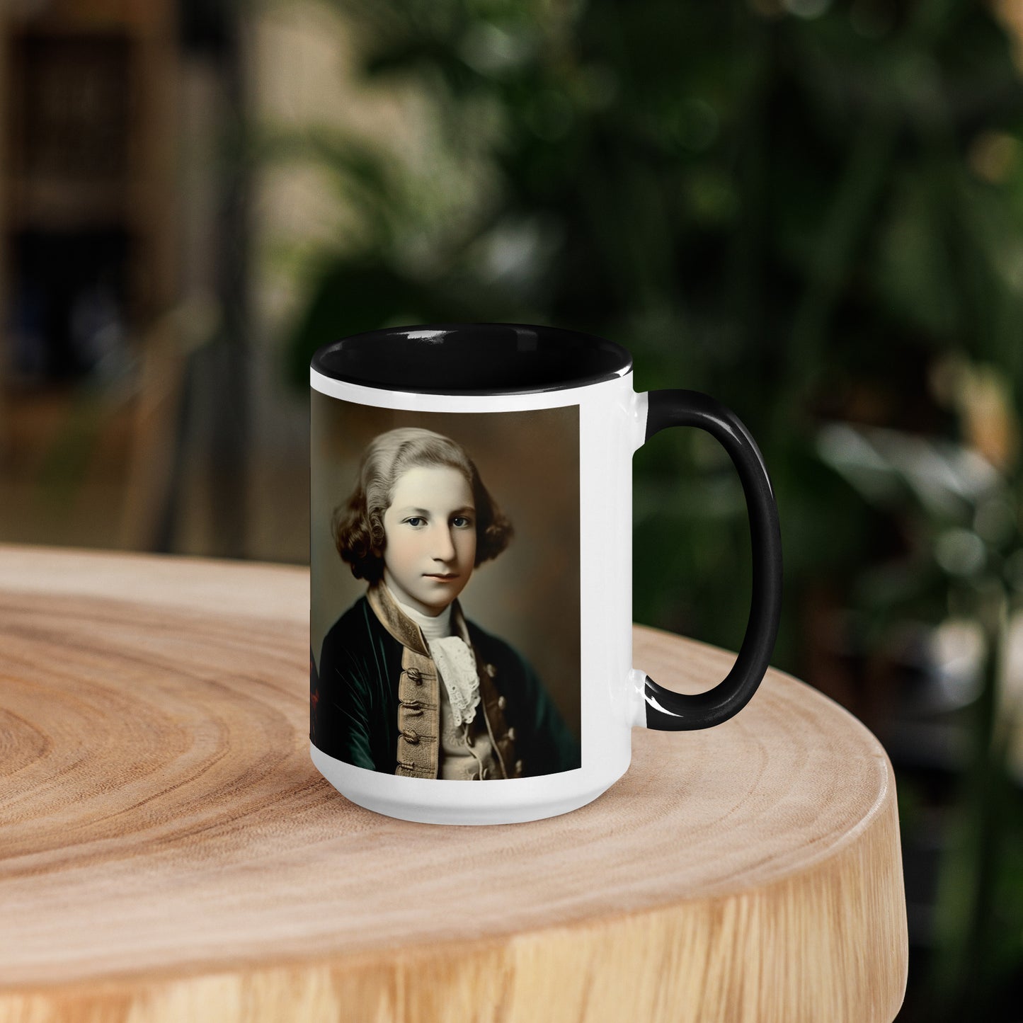 Mug / White Colored / Portrait George Augustine I