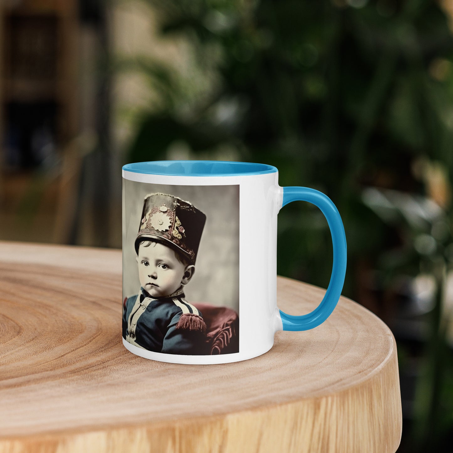 Mug / White Colored / Portrait Napoleon Carlo III