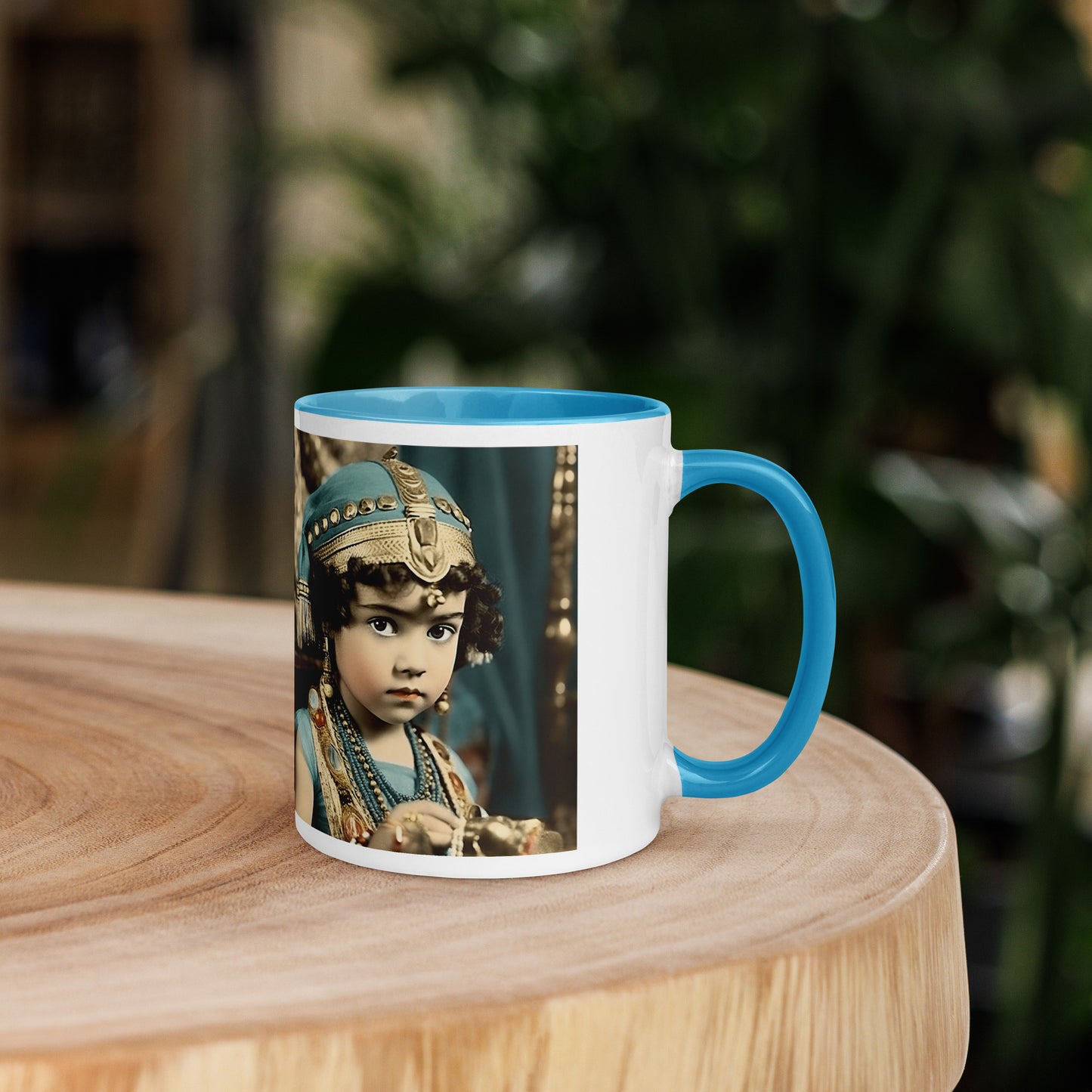 Mug / White Colored / Portrait Cleopatra Philopator II