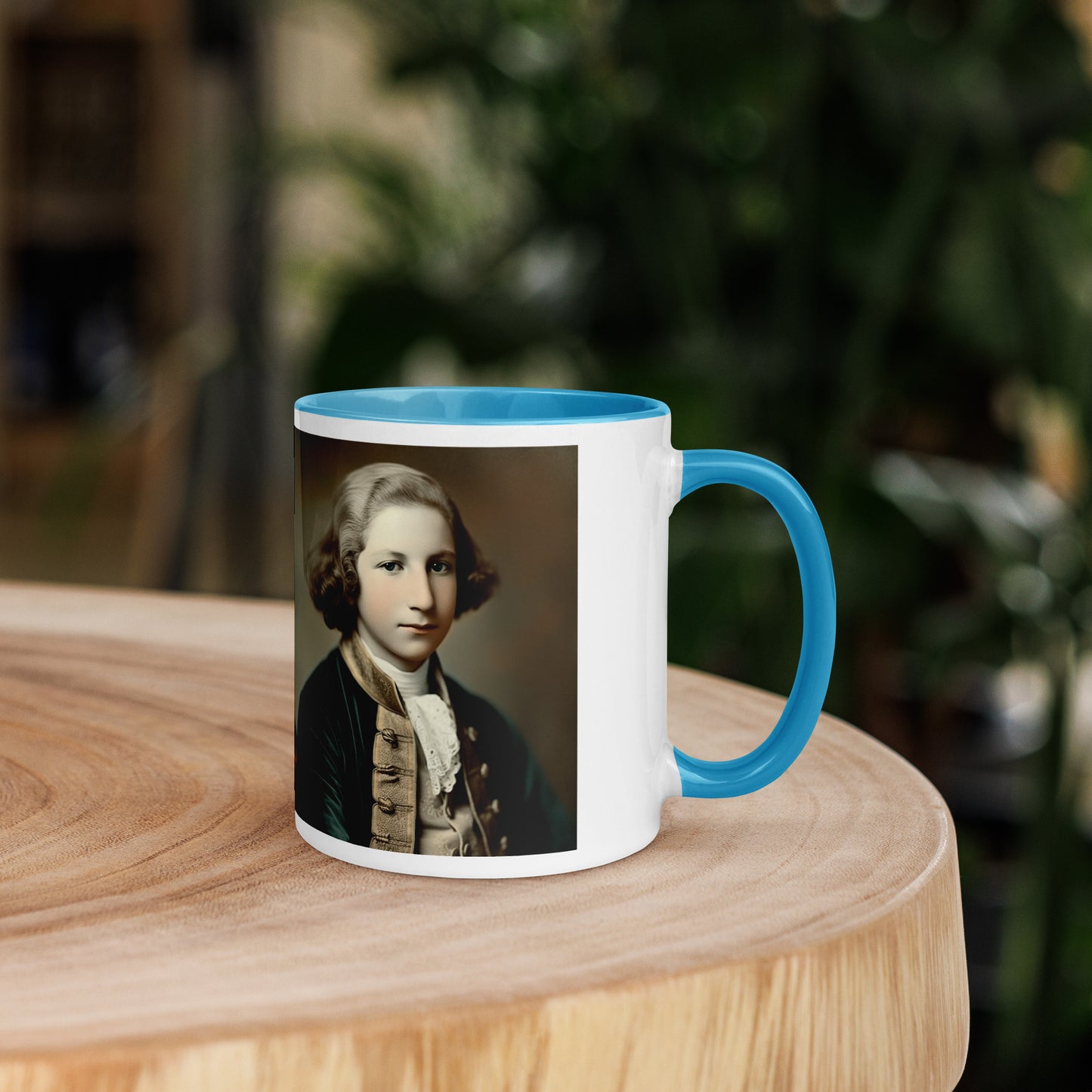 Mug / White Colored / Portrait George Augustine I