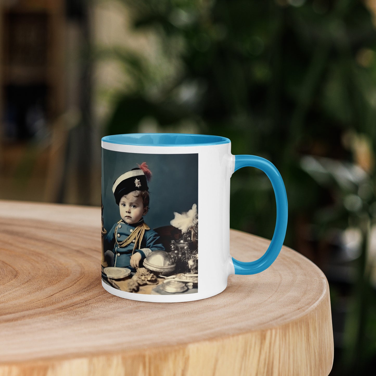 Mug / White Colored / Portrait Napoleon Carlo VIII