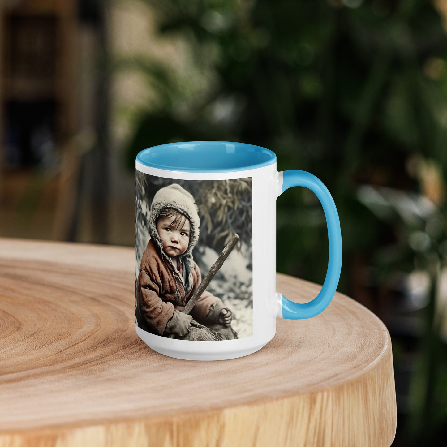 Mug / White Colored / Portrait Ötzi Tisenjoch I