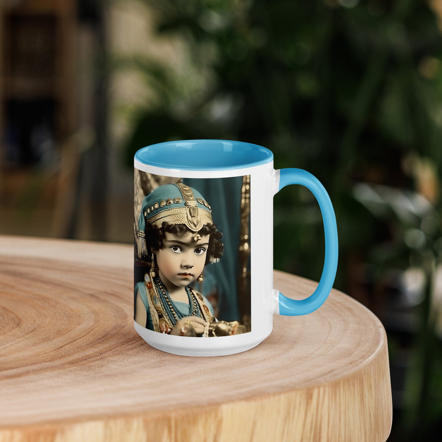 Mug / White Colored / Portrait Cleopatra Philopator II