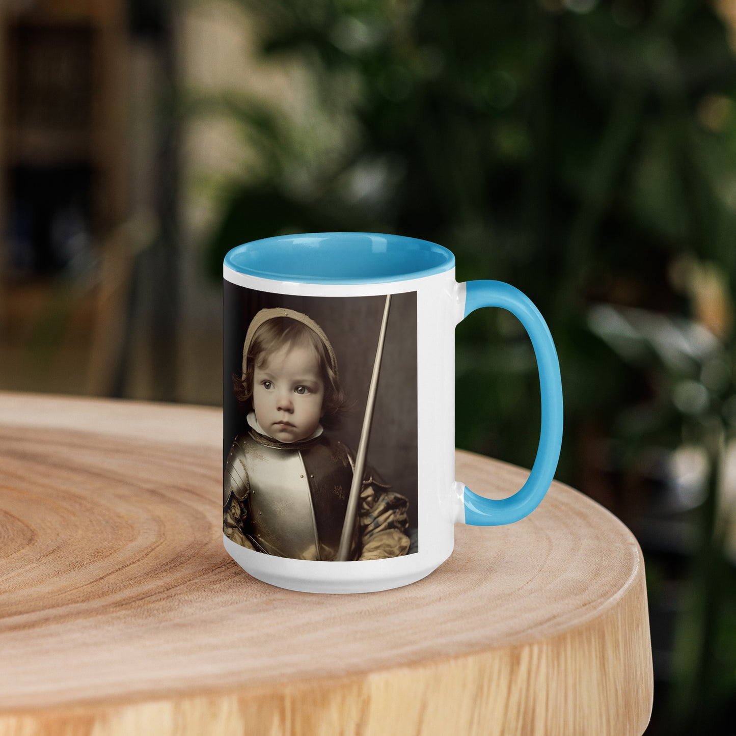 Mug / White Colored / Portrait Jeanne 'Joan' Arc II