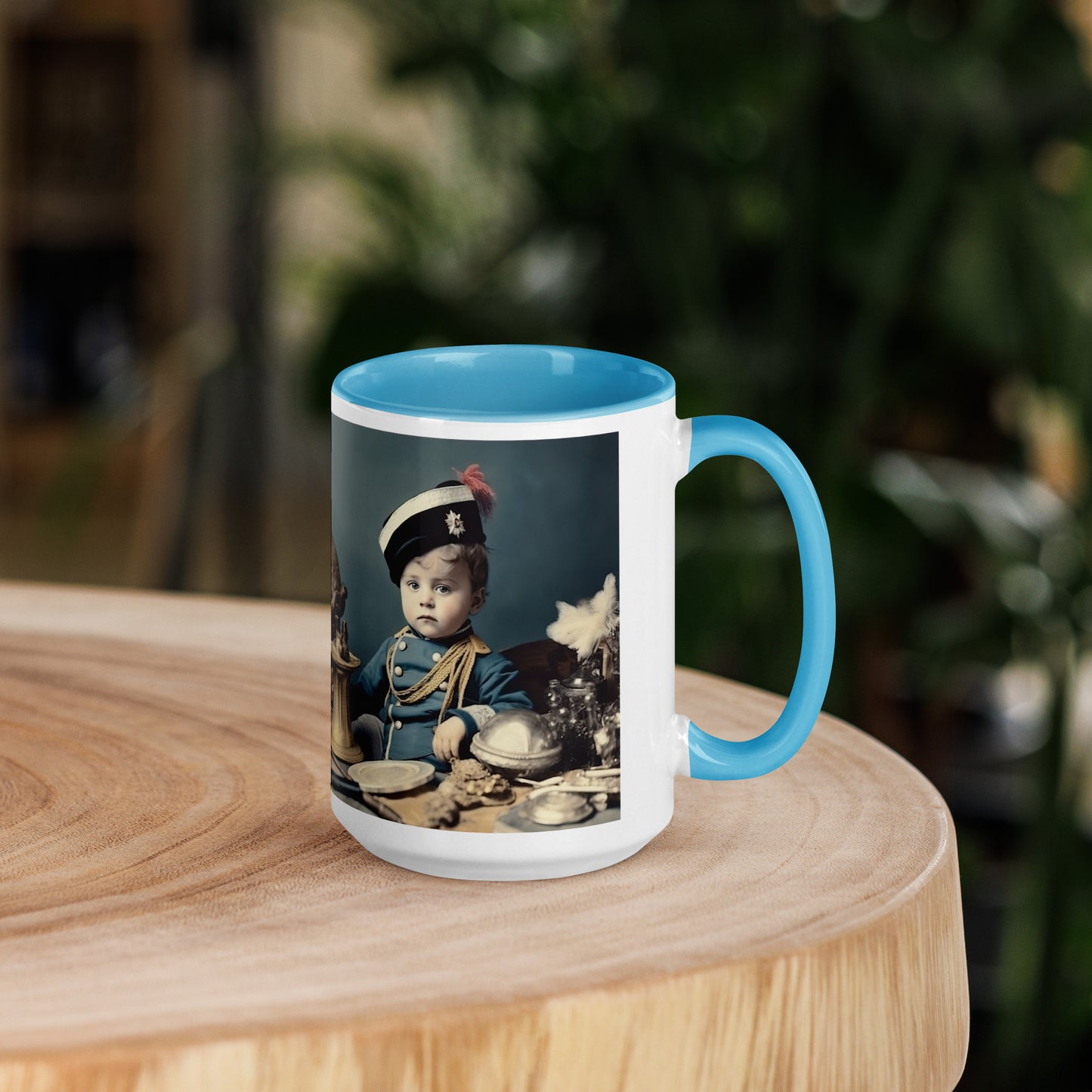 Mug / White Colored / Portrait Napoleon Carlo VIII