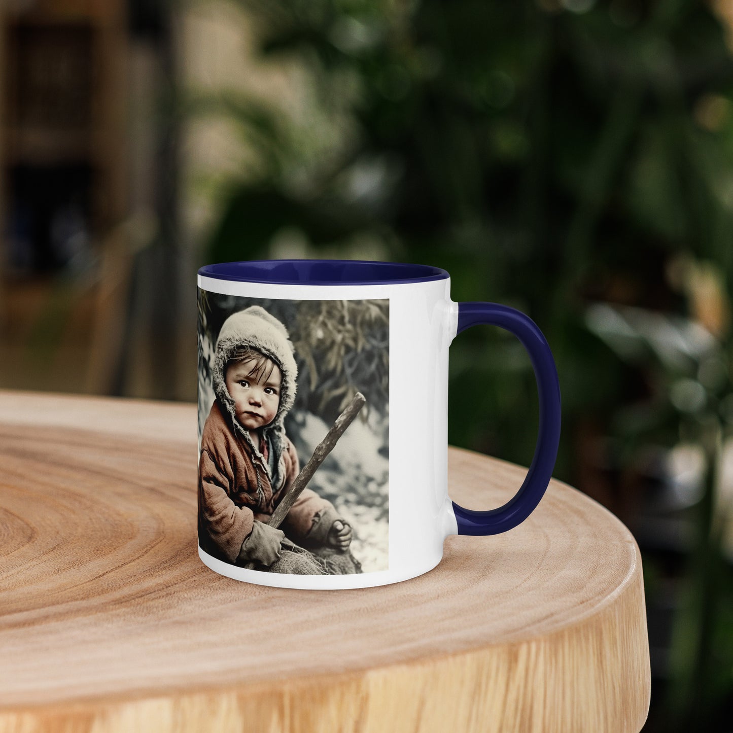 Mug / White Colored / Portrait Ötzi Tisenjoch I