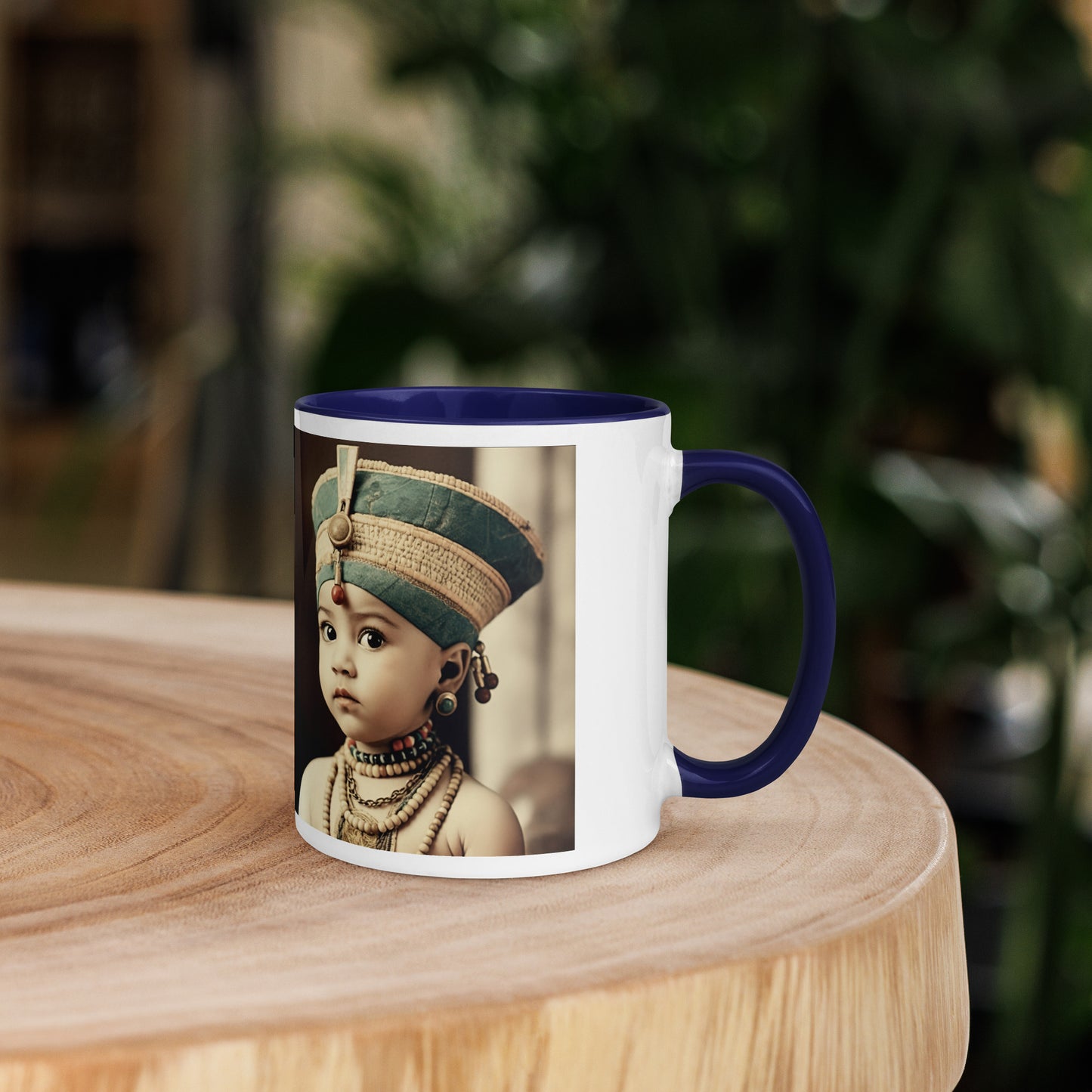 Mug / White Colored / Portrait Nefertiti Neferneferuaten I