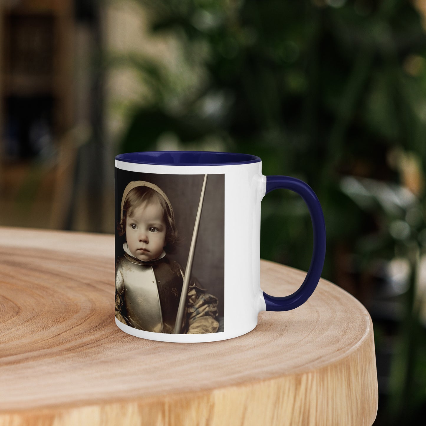 Mug / White Colored / Portrait Jeanne 'Joan' Arc II