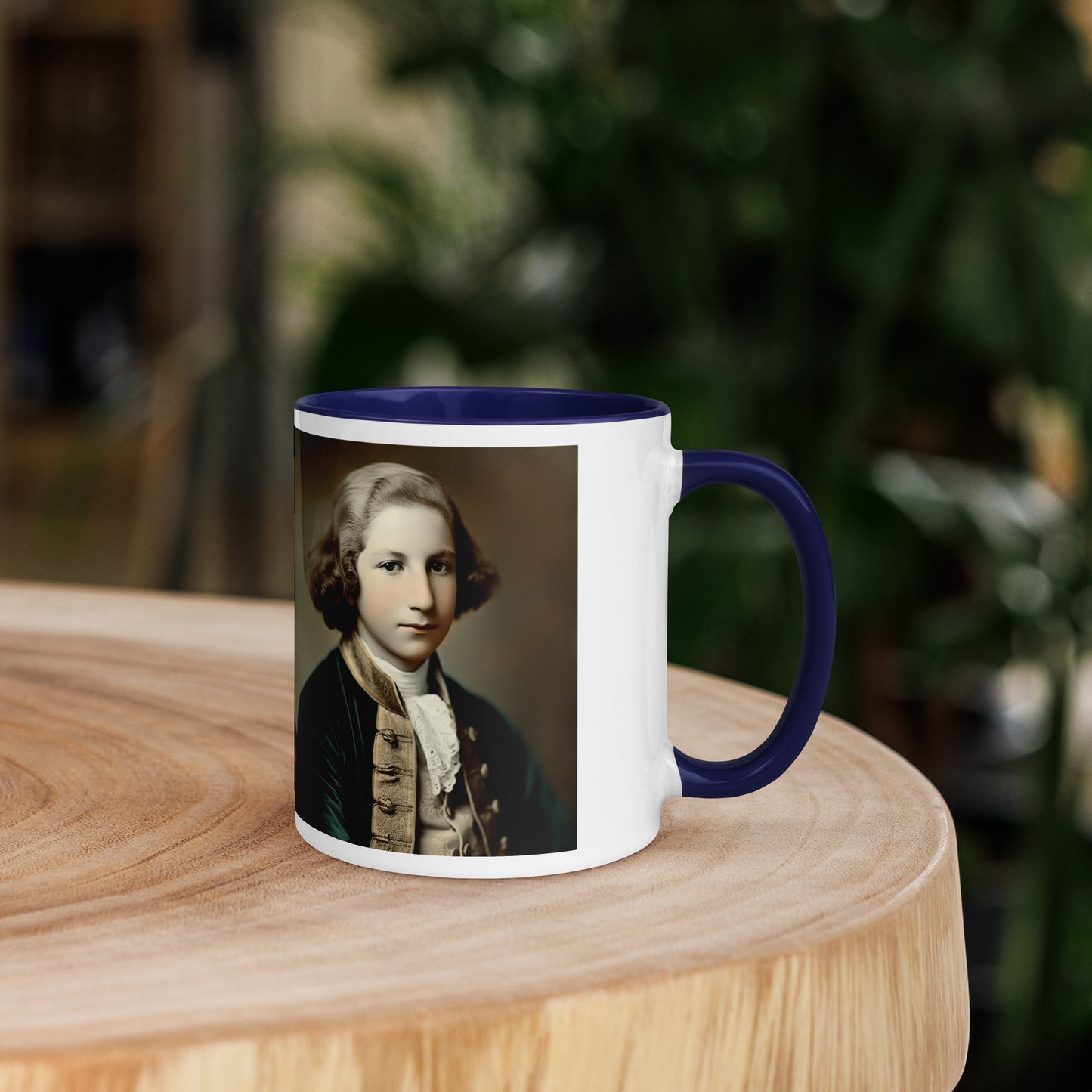 Mug / White Colored / Portrait George Augustine I