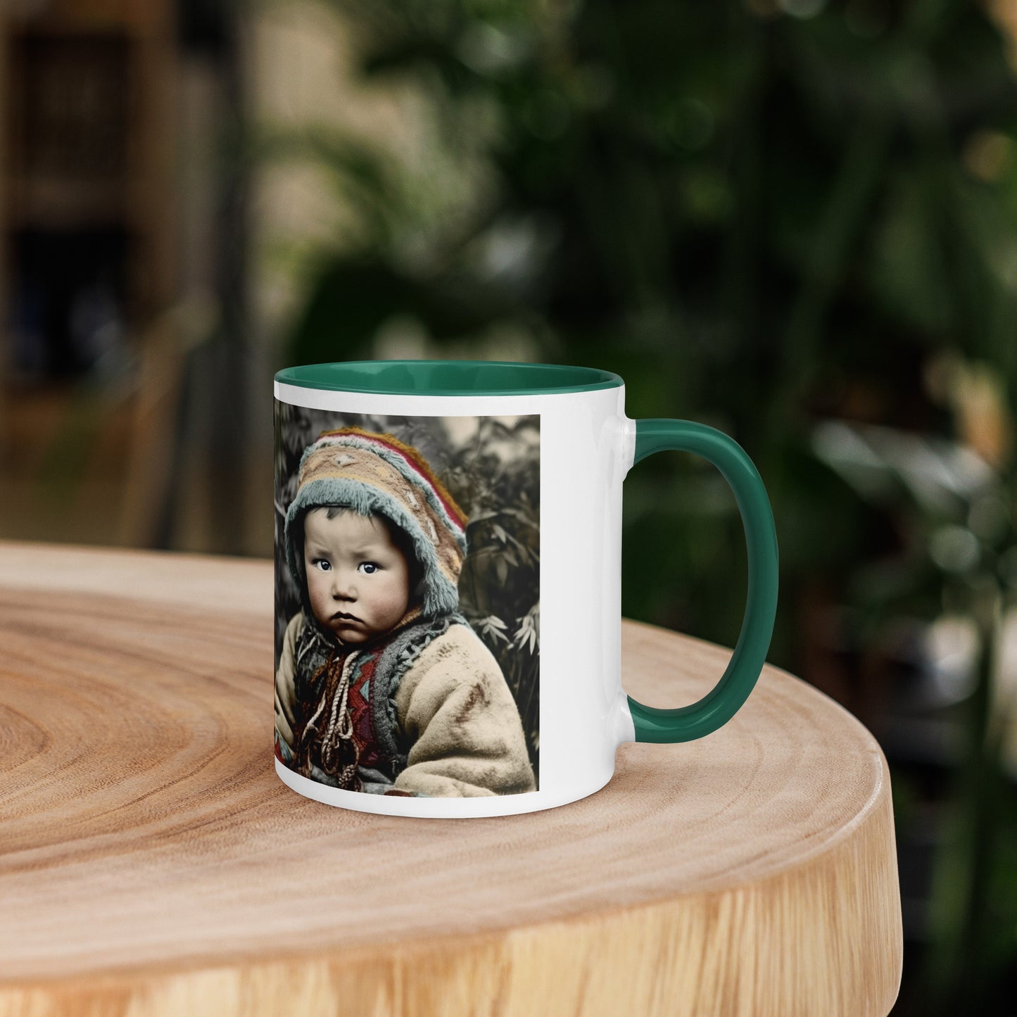 Mug / White Colored / Portrait Koelbjerg Child I