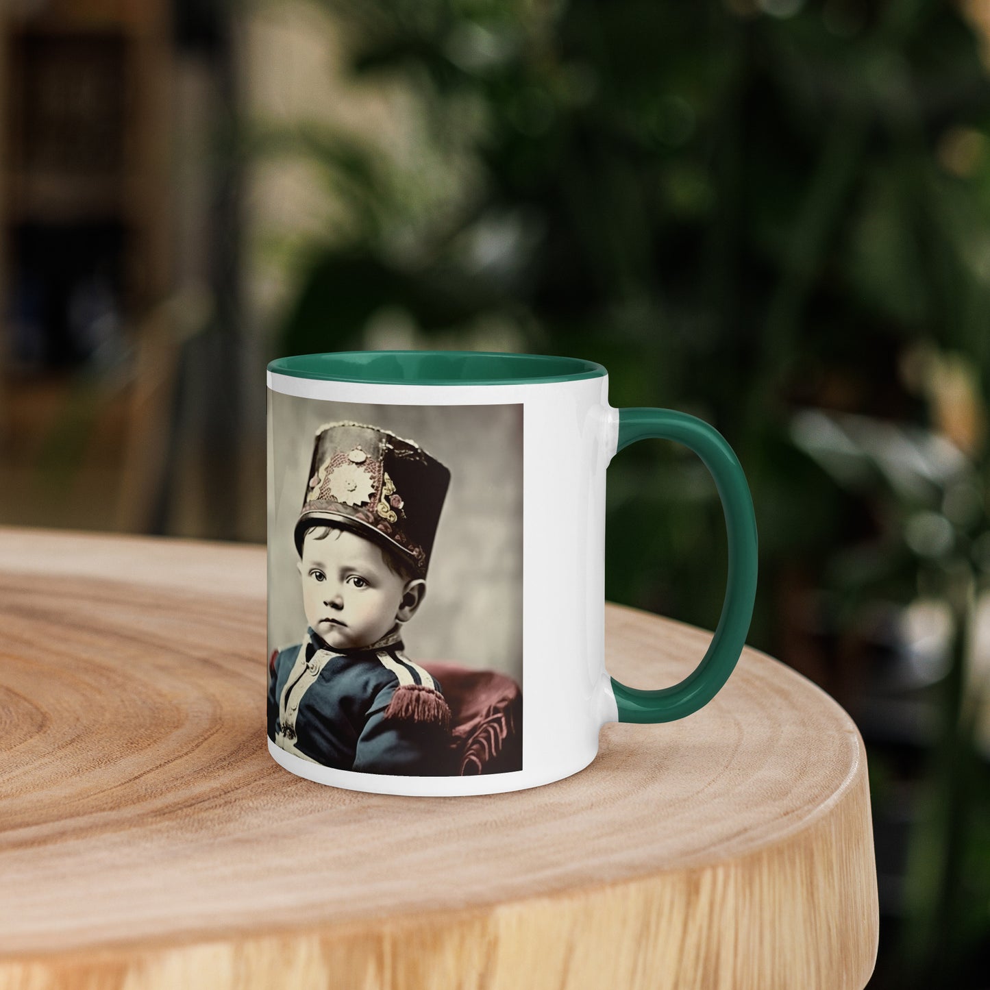 Mug / White Colored / Portrait Napoleon Carlo III