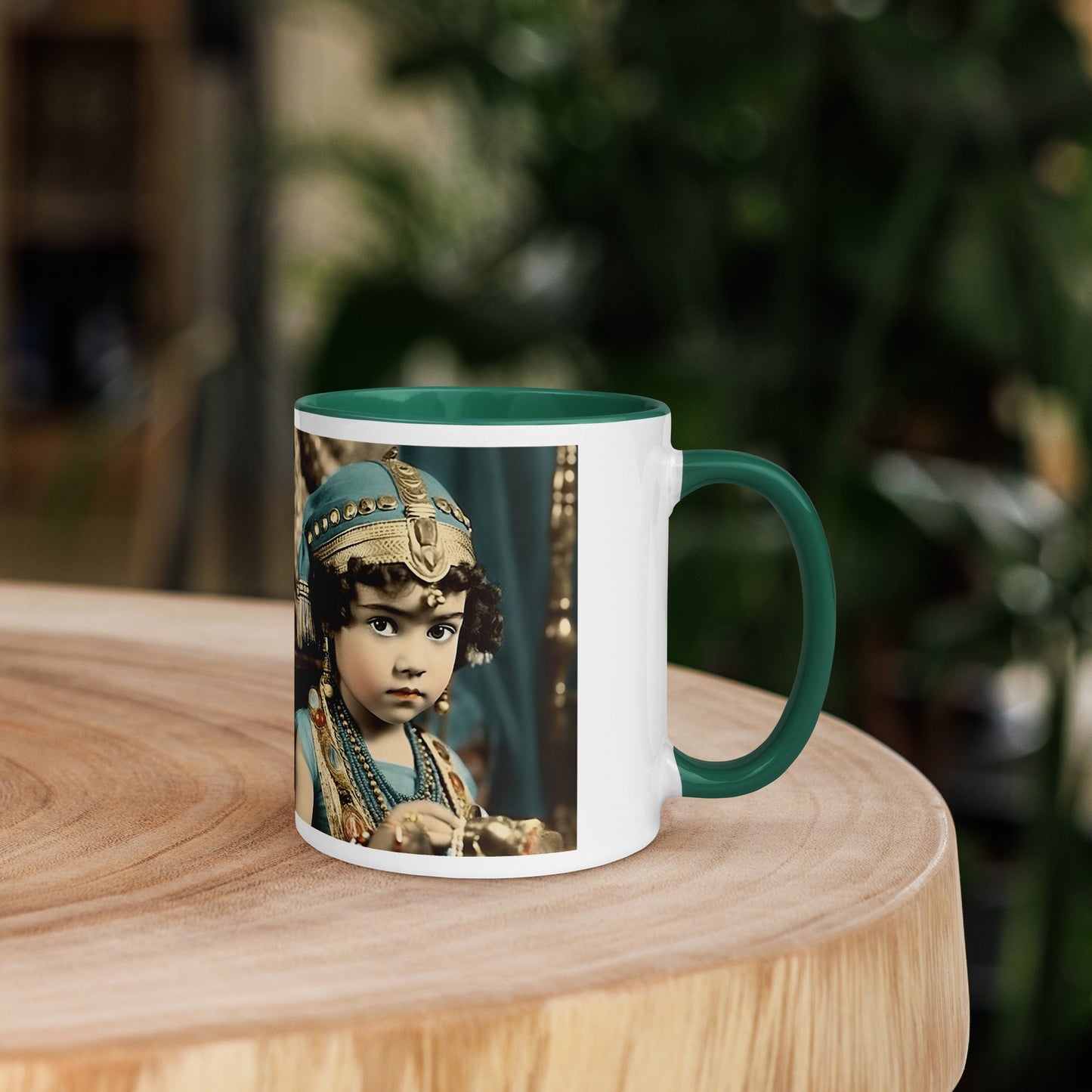 Mug / White Colored / Portrait Cleopatra Philopator II