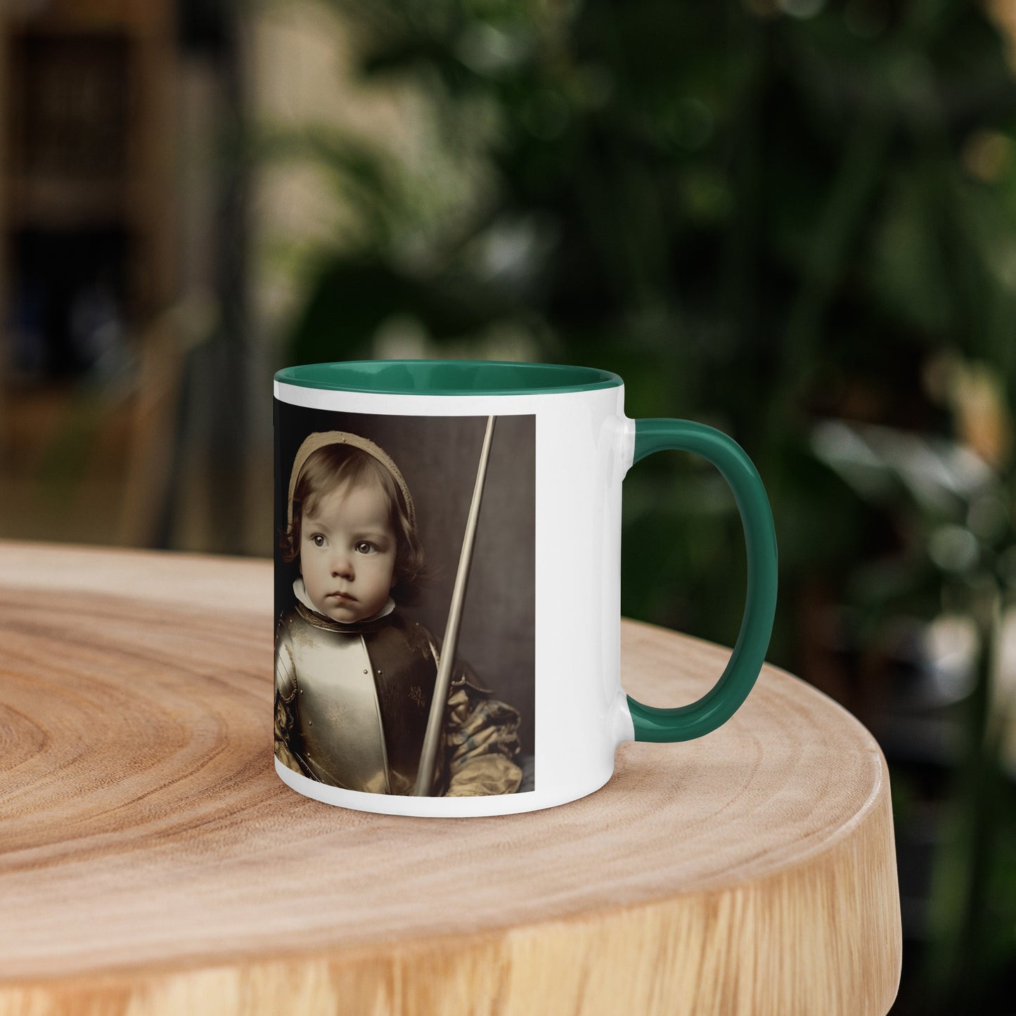 Mug / White Colored / Portrait Jeanne 'Joan' Arc II