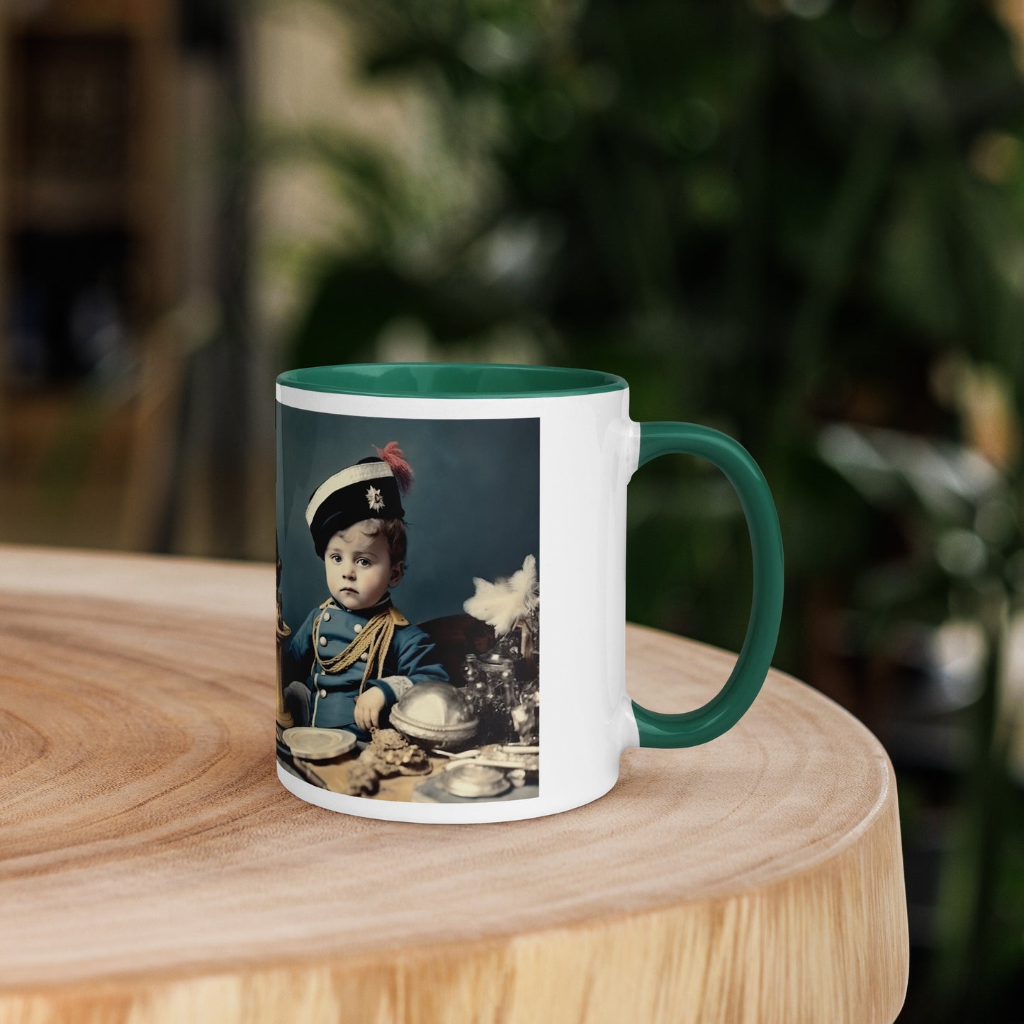 Mug / White Colored / Portrait Napoleon Carlo VIII