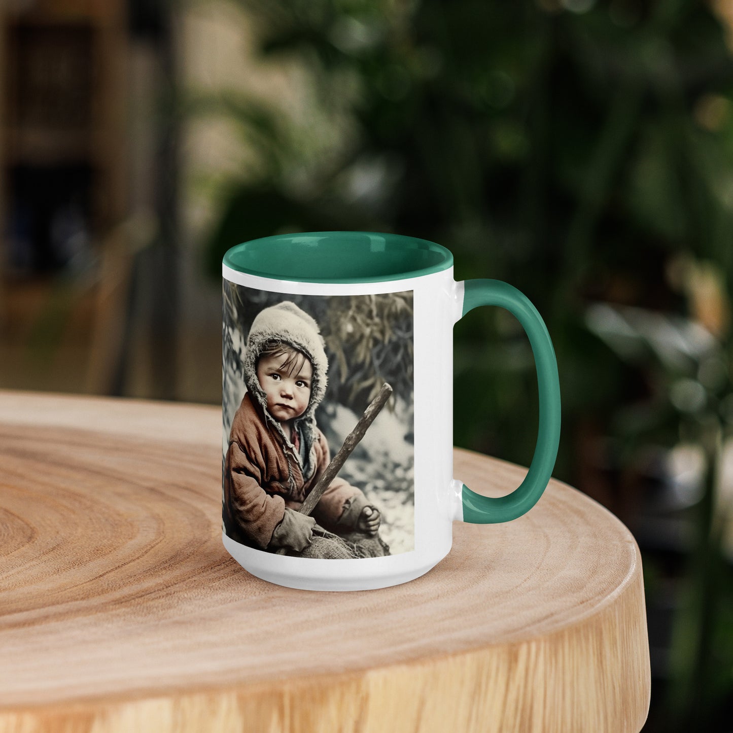 Mug / White Colored / Portrait Ötzi Tisenjoch I